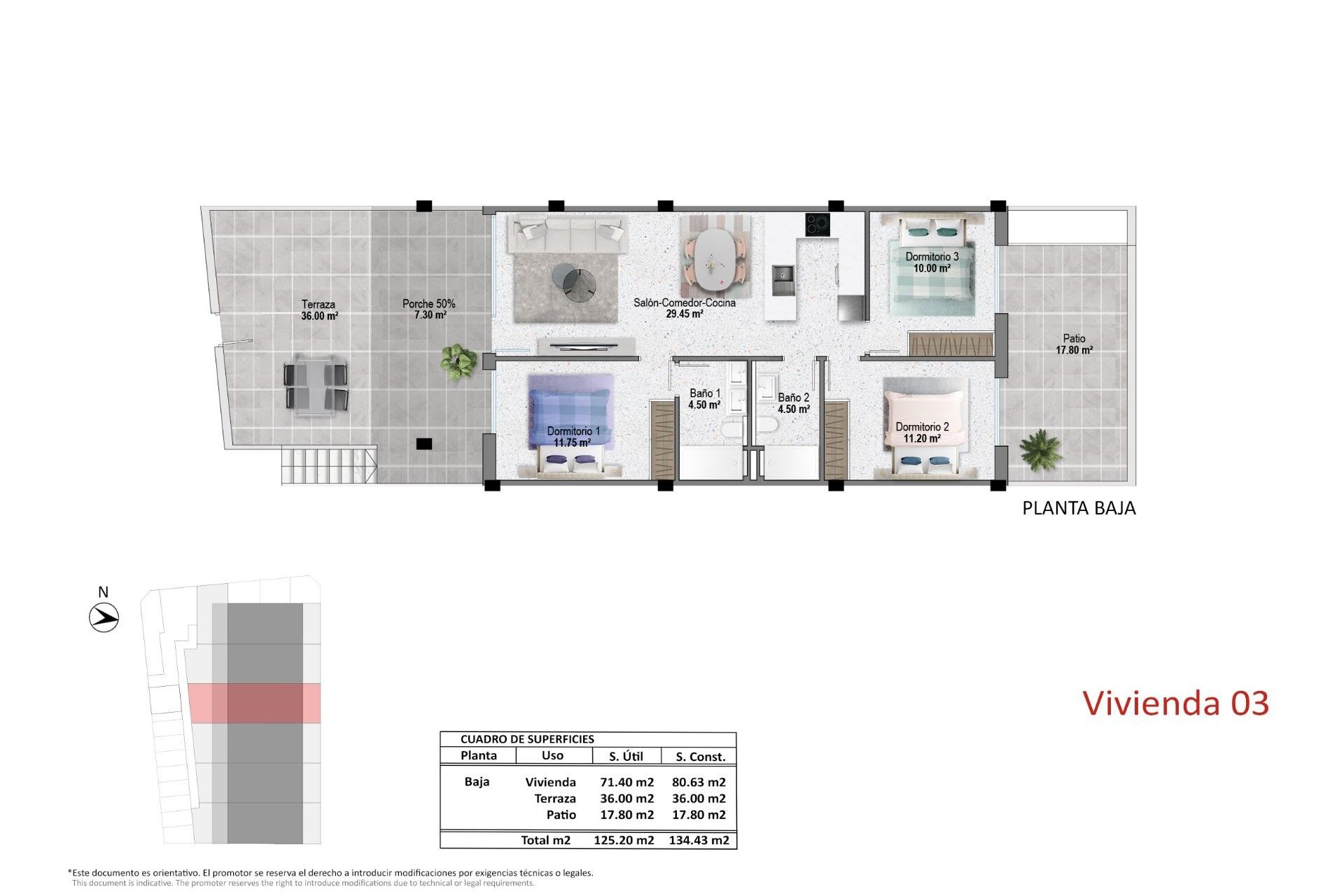 Obra nueva - Bungalow -
Pilar de la Horadada - pueblo
