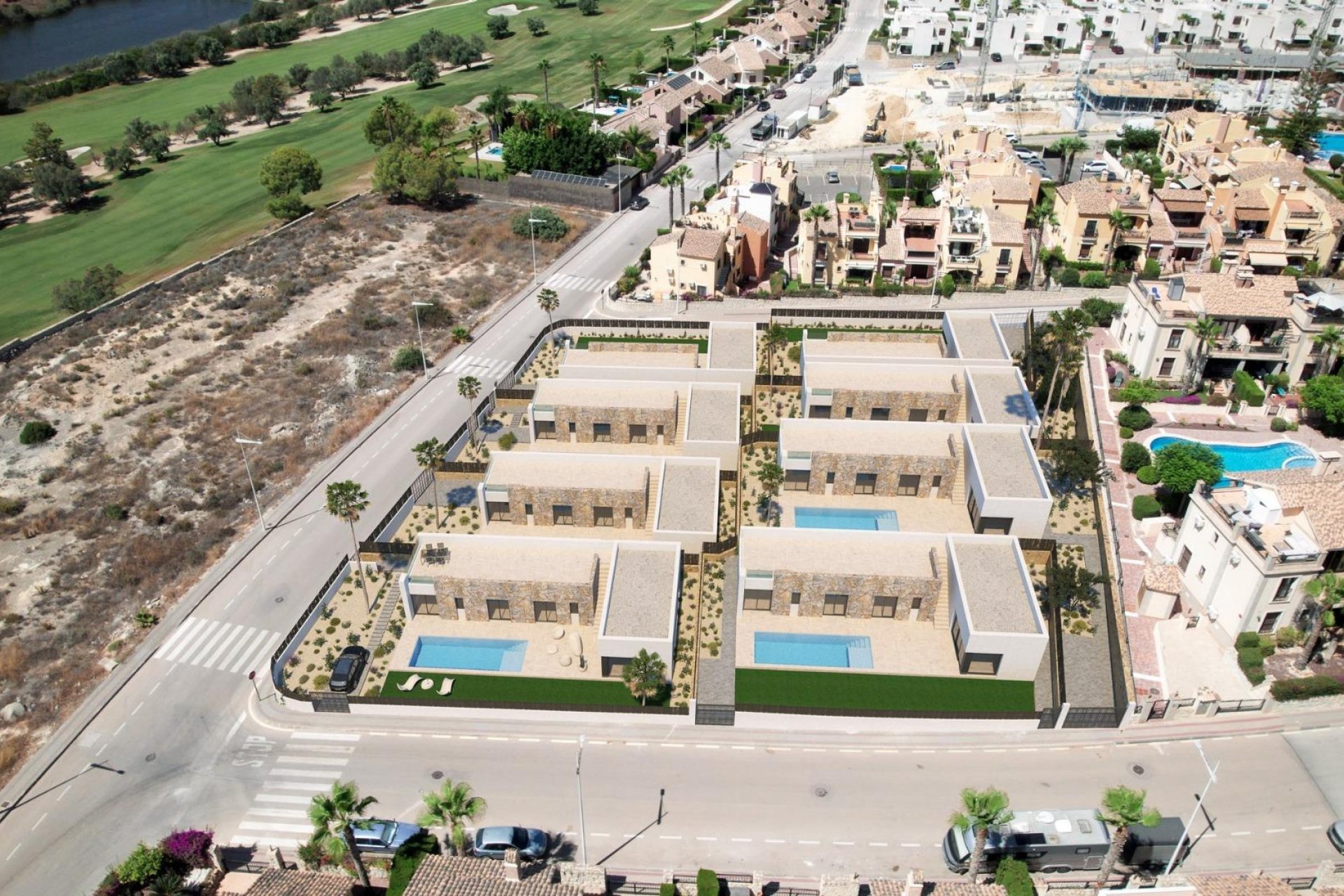 Obra nueva - Villa -
Algorfa - La Finca Golf