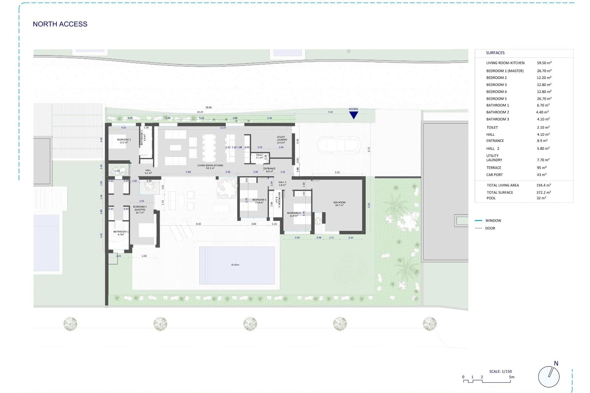 Obra nueva - Villa -
Baños y Mendigo - Altaona Golf