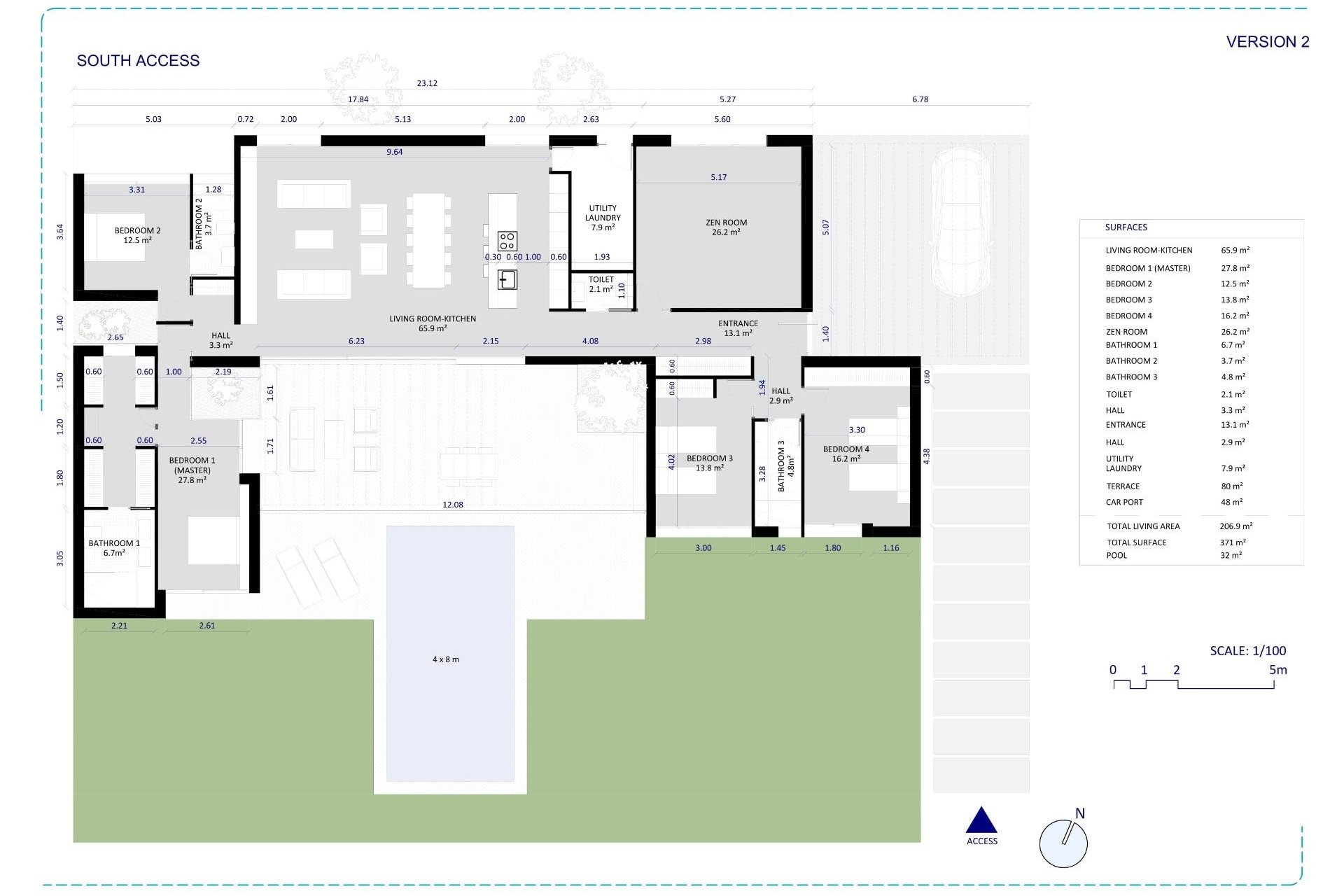 Obra nueva - Villa -
Baños y Mendigo - Altaona Golf