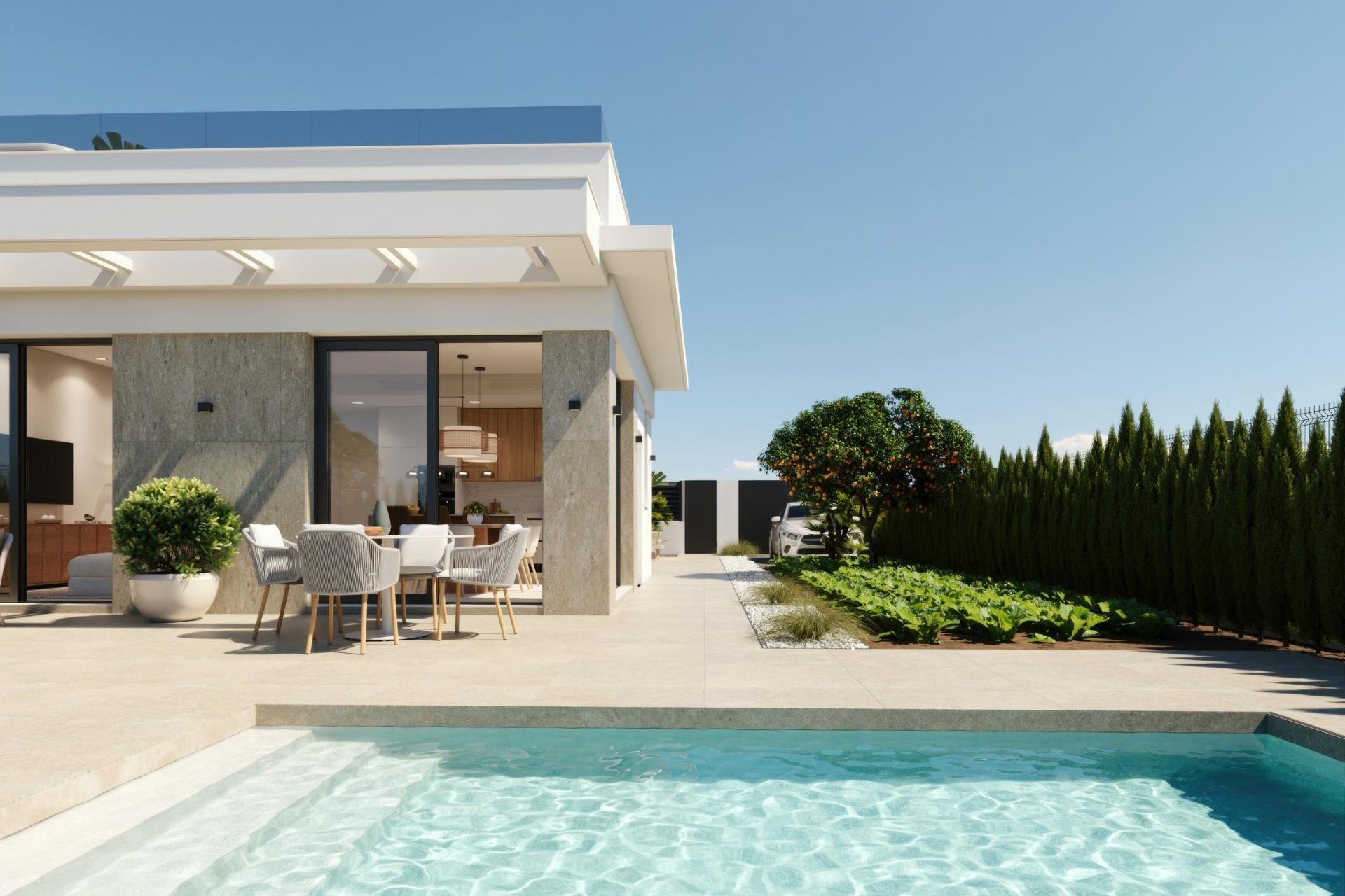 Obra nueva - Villa -
Fuente Álamo - Hacienda Del Álamo Golf