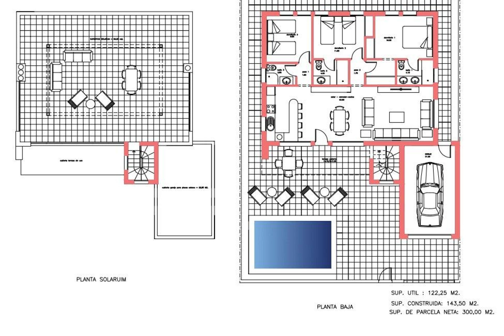 Obra nueva - Villa -
Fuente Álamo - La Pinilla