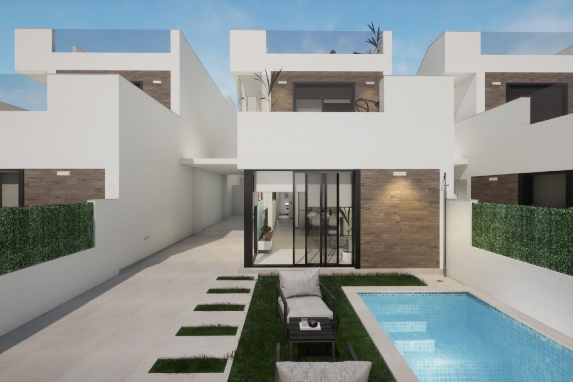 Obra nueva - Villa -
Los Alcázares - La Concha