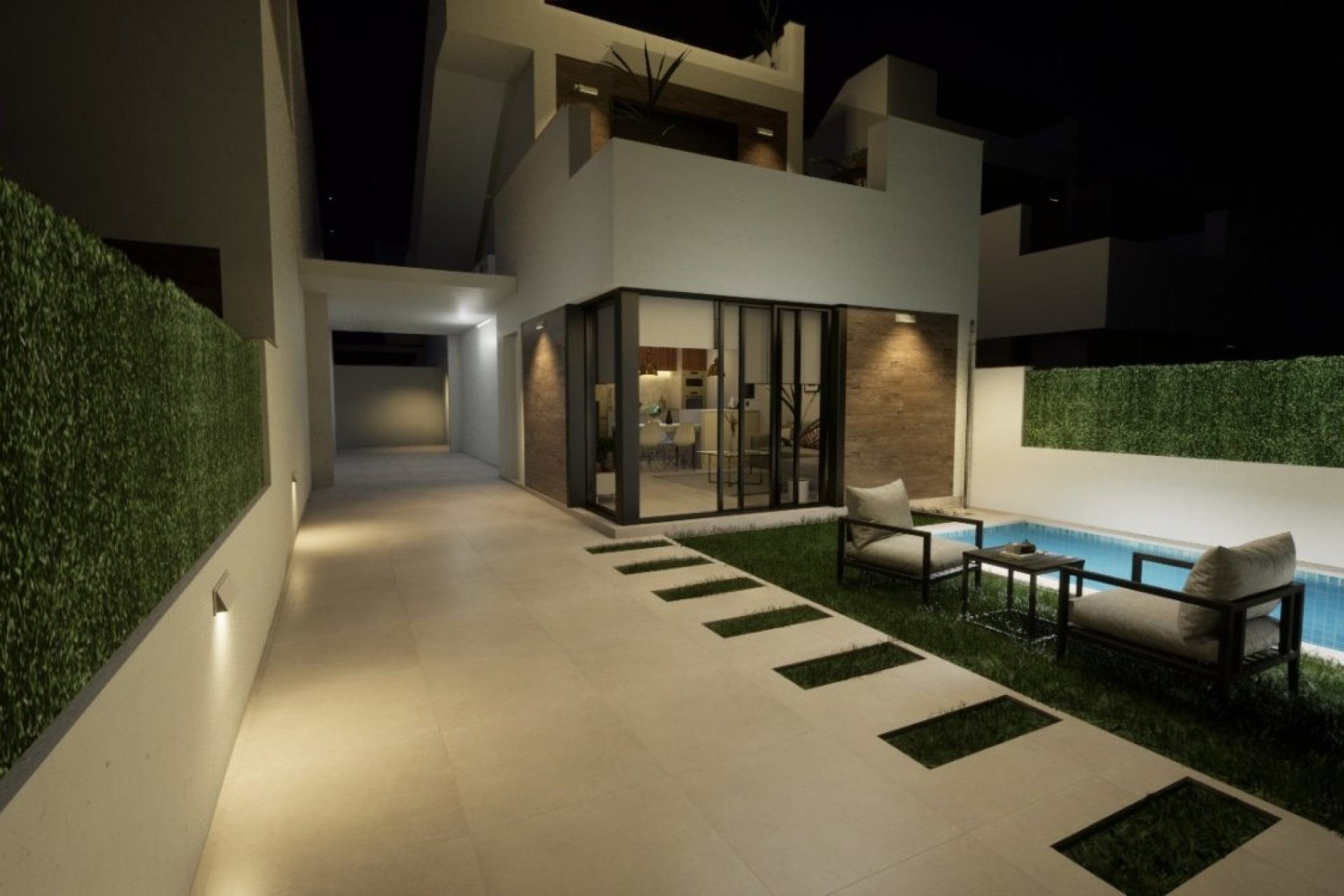 Obra nueva - Villa -
Los Alcázares - La Concha