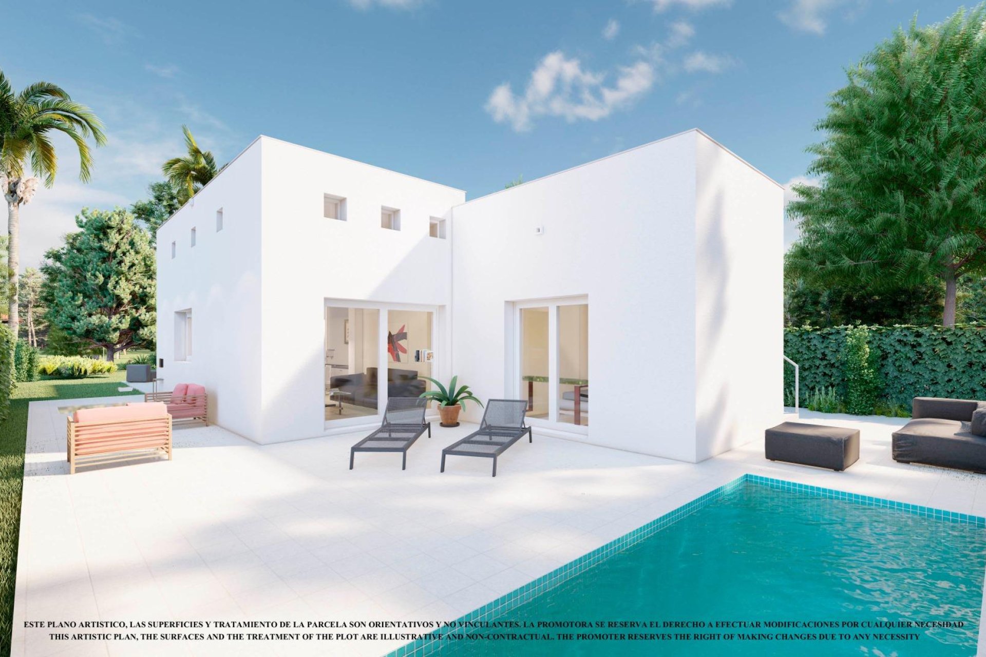 Obra nueva - Villa -
Los Alcázares - Serena Golf