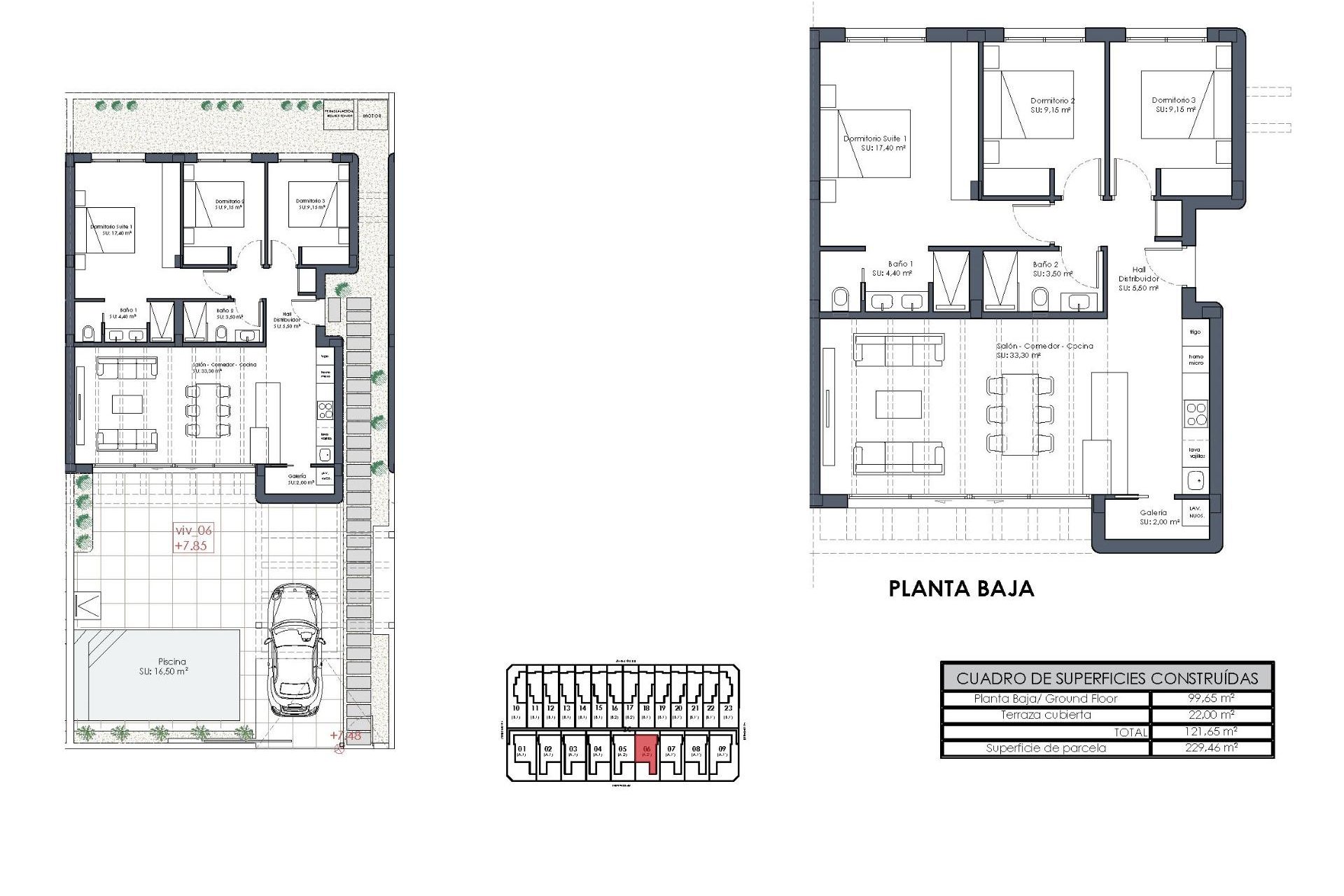 Obra nueva - Villa -
Los Alcázares - Serena Golf