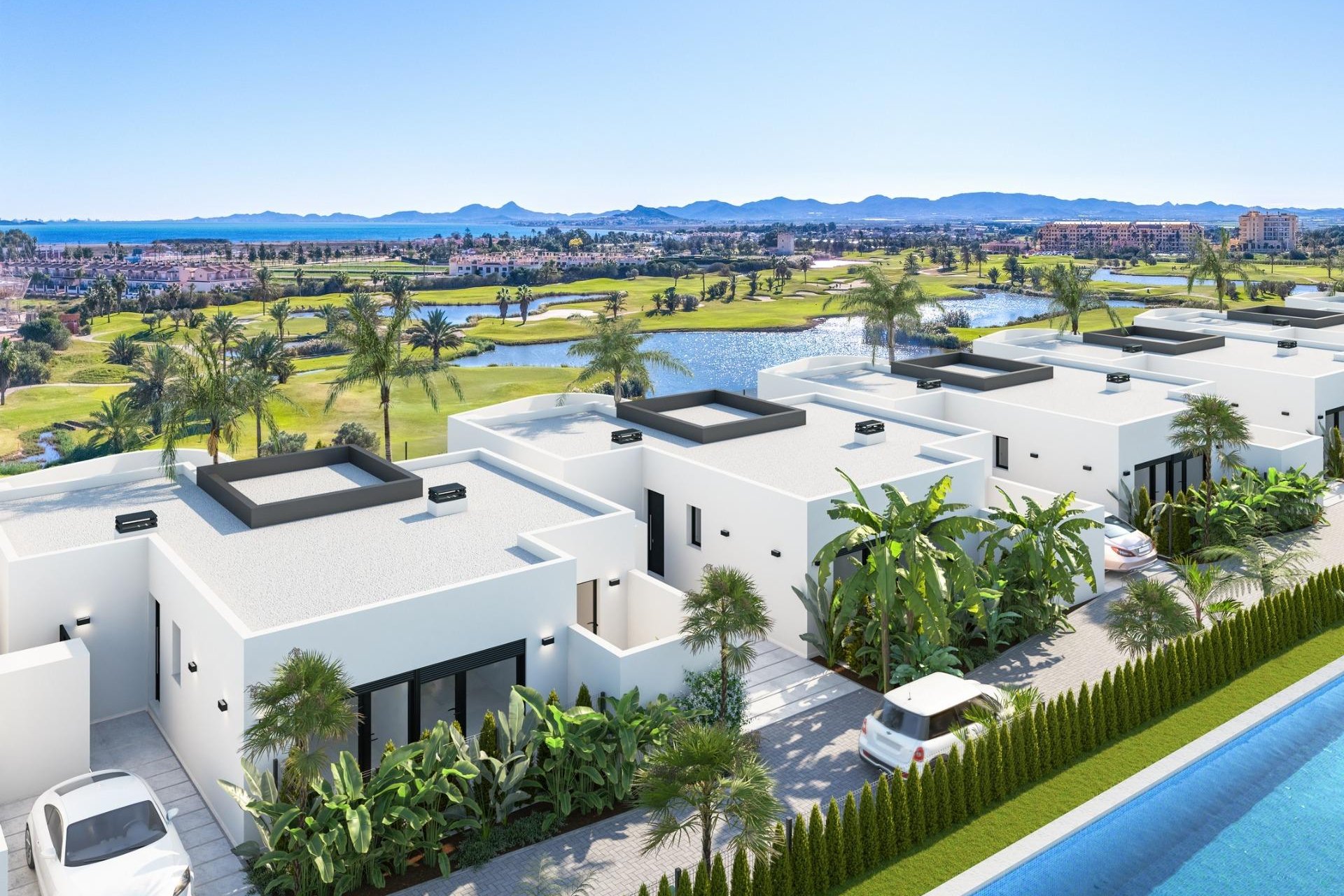 Obra nueva - Villa -
Los Alcázares - Serena Golf