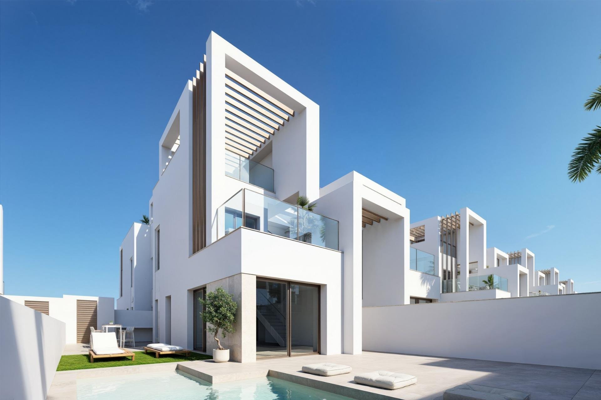 Obra nueva - Villa -
Los Alcázares - Serena Golf