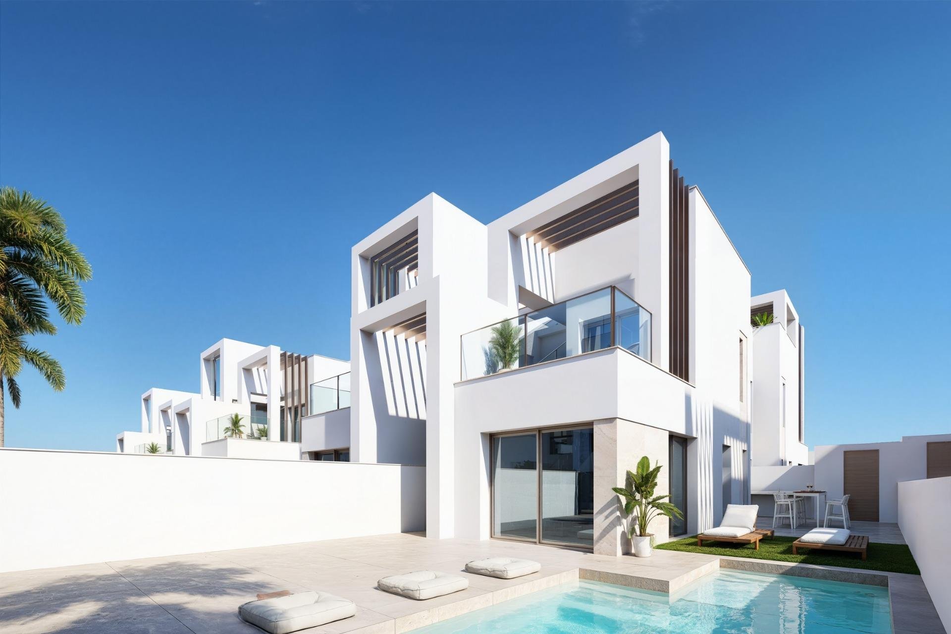 Obra nueva - Villa -
Los Alcázares - Serena Golf