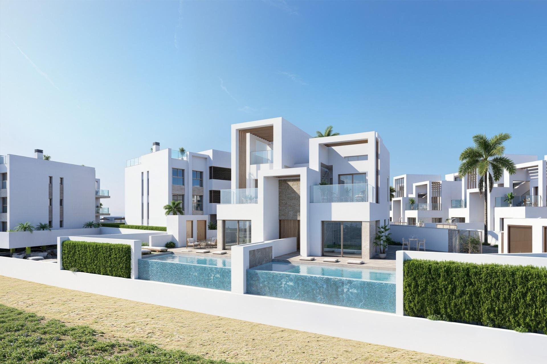 Obra nueva - Villa -
Los Alcázares - Serena Golf