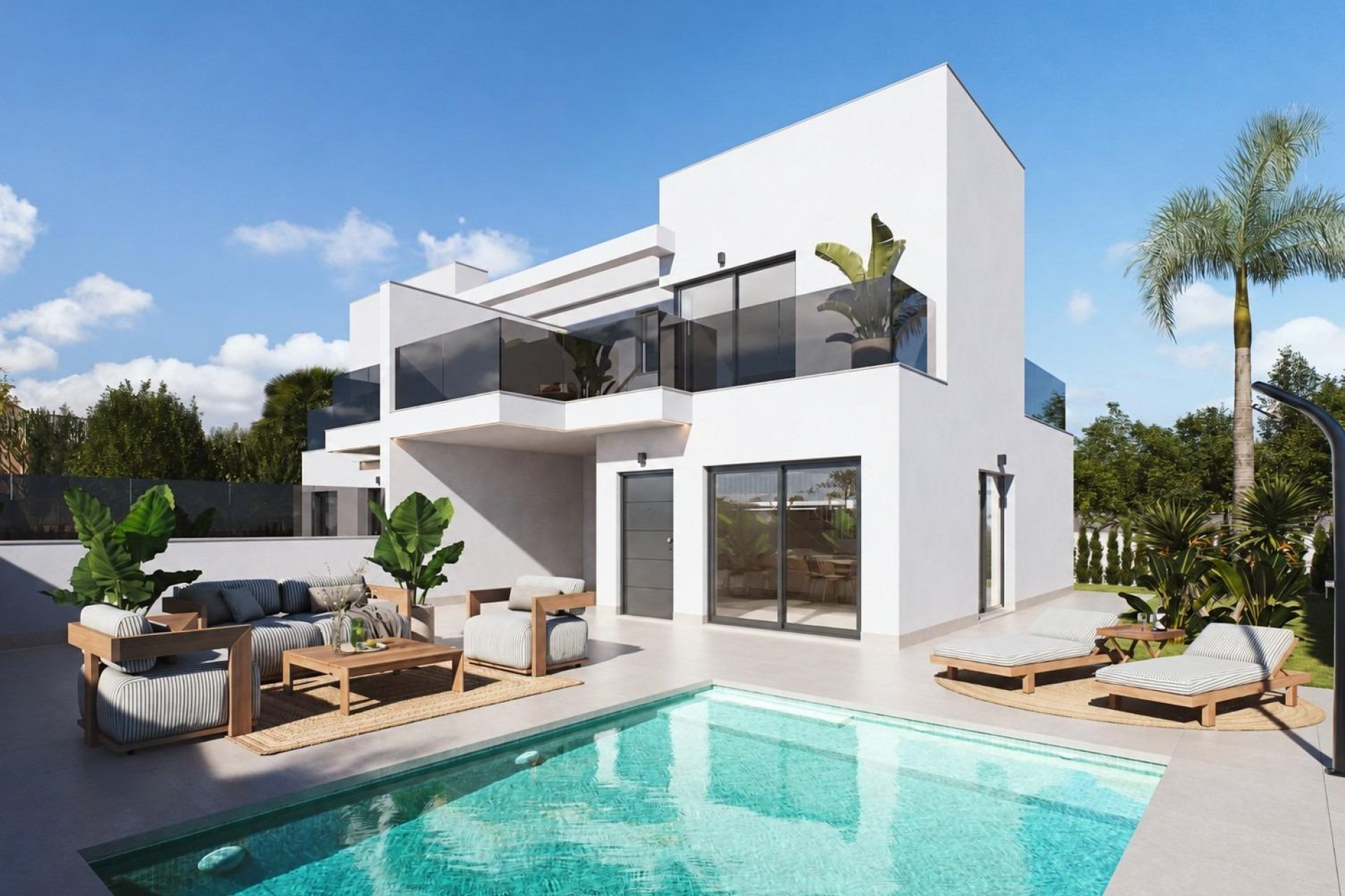 Obra nueva - Villa -
Los Alcázares - Serena Golf