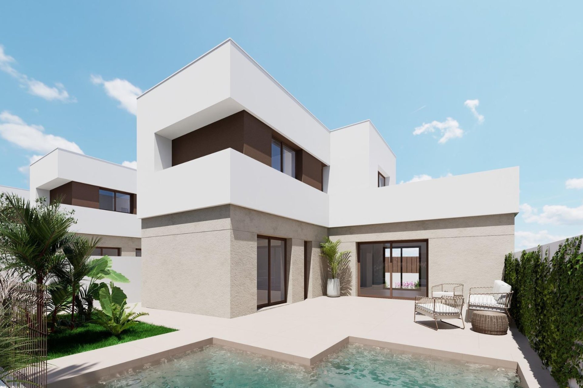 Obra nueva - Villa -
Los Alcázares - Serena Golf