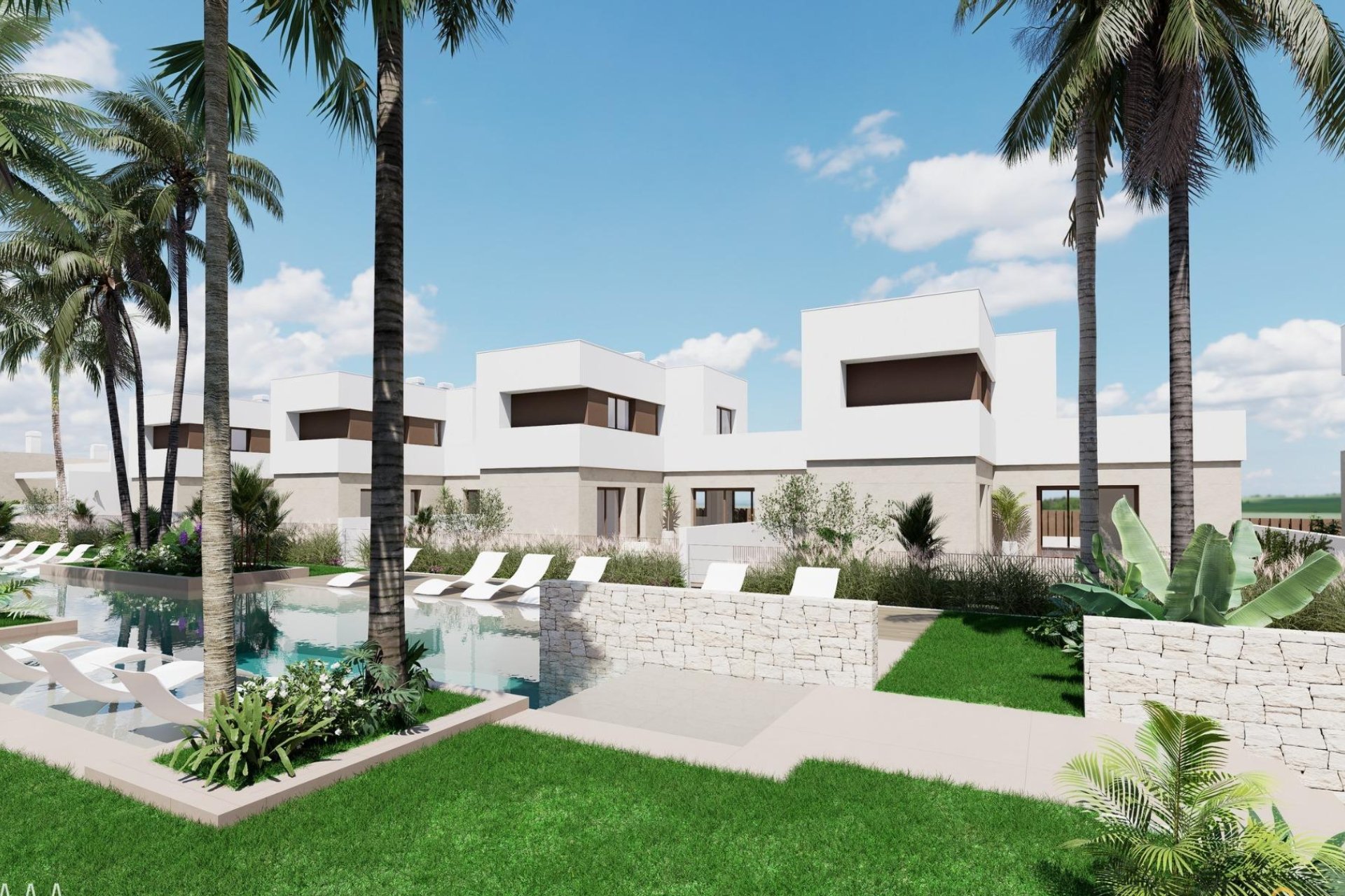 Obra nueva - Villa -
Los Alcázares - Serena Golf