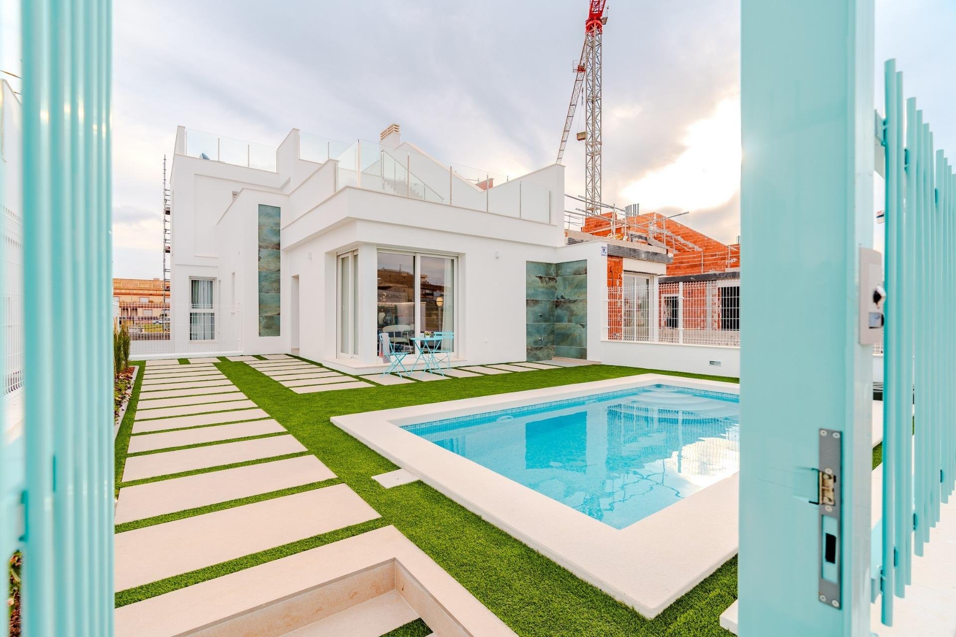 Obra nueva - Villa -
Los Alcázares - Torre del Rame
