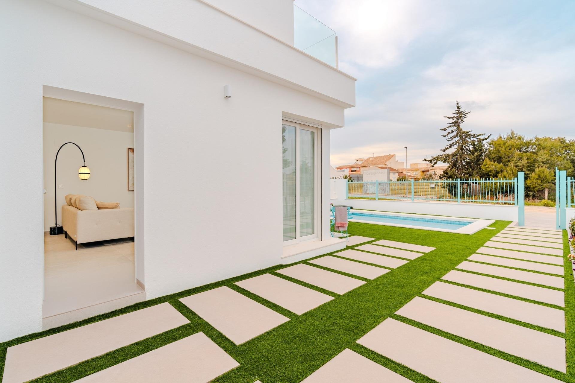Obra nueva - Villa -
Los Alcázares - Torre del Rame