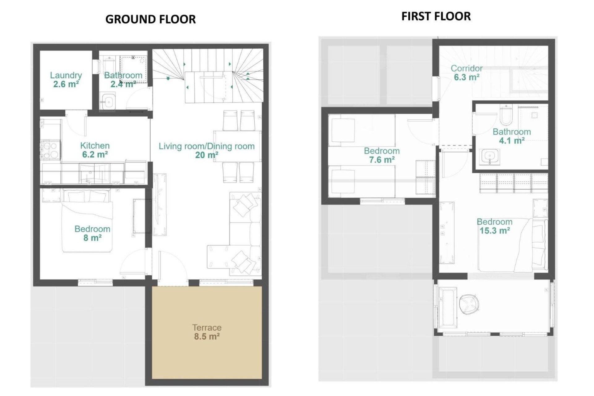 Resale - Townhouse -
Orihuela - Urbanización Perla del Mar