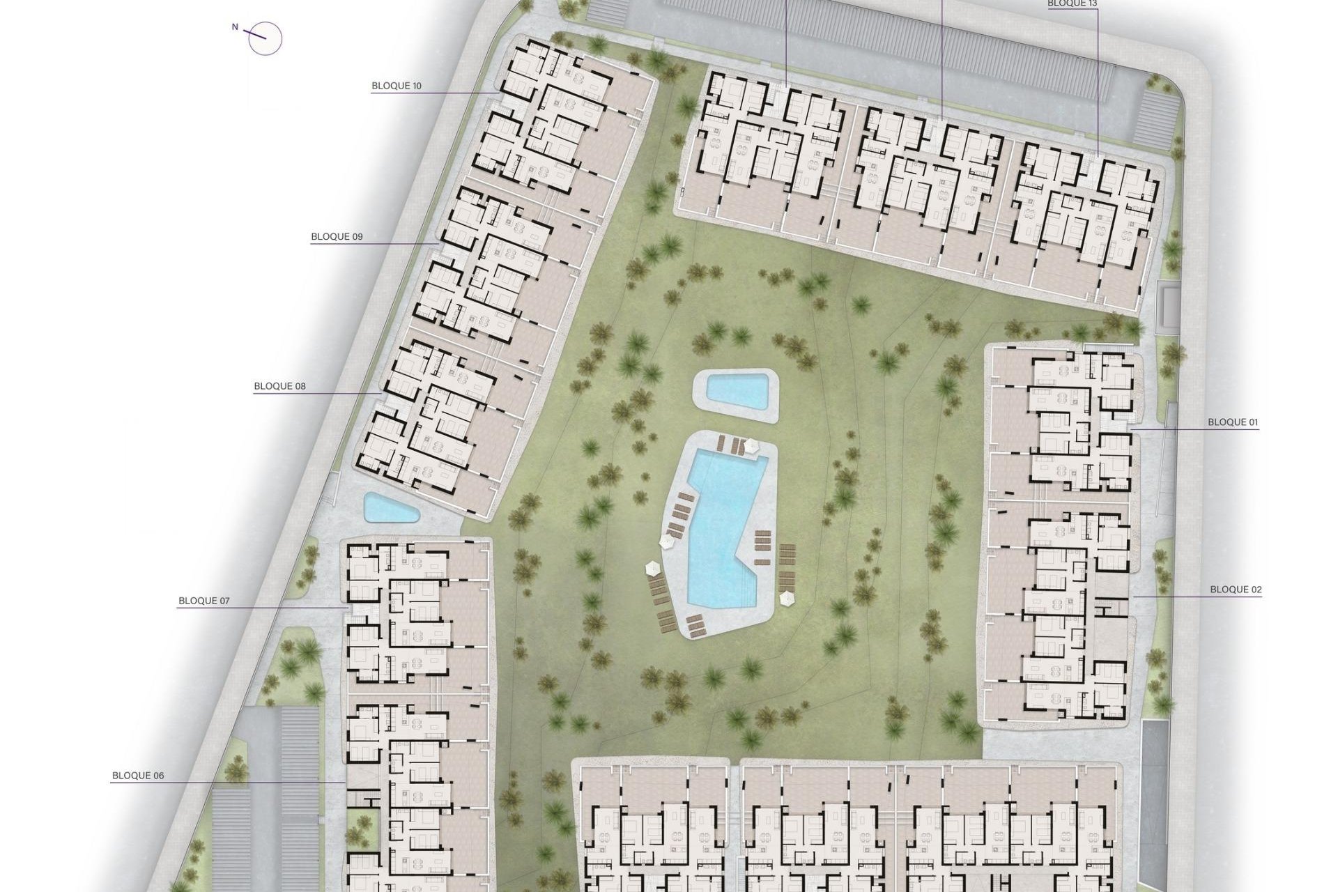 Rynek pierwotny - Bungalowy -
Ciudad Quesada - Lo Marabú