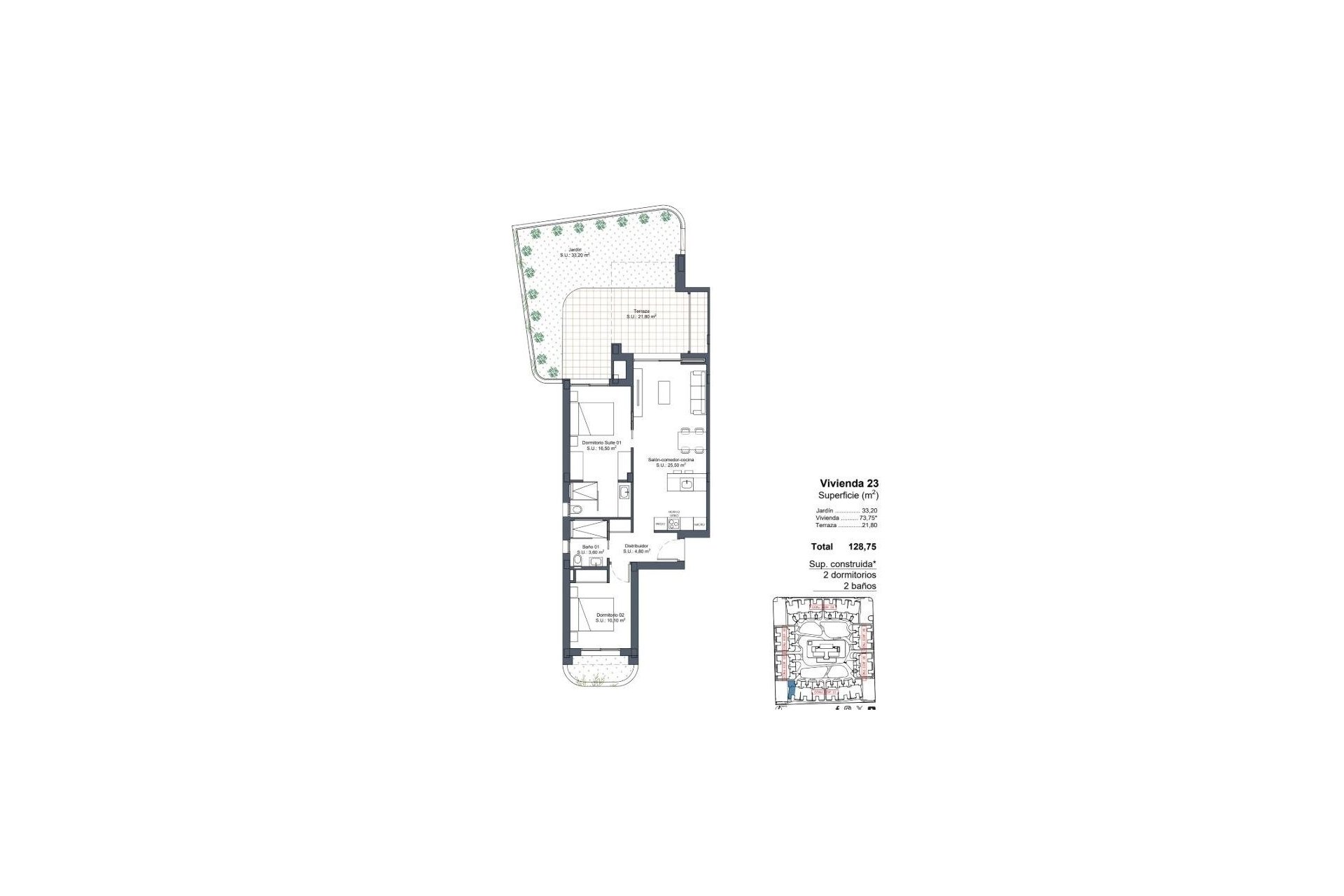 Rynek pierwotny - Bungalowy -
Ciudad Quesada - Lo Marabú