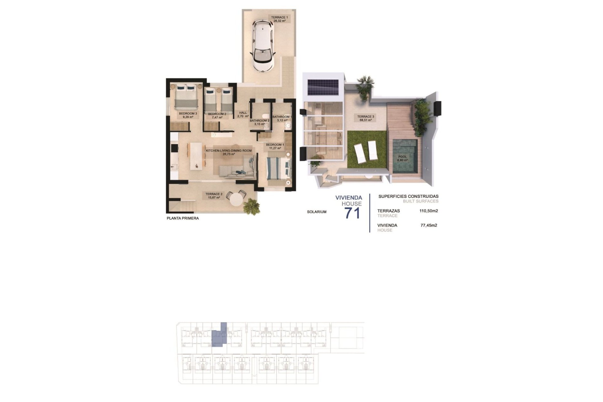 Rynek pierwotny - Bungalowy -
Pilar de la Horadada - La Torre De La Horadada