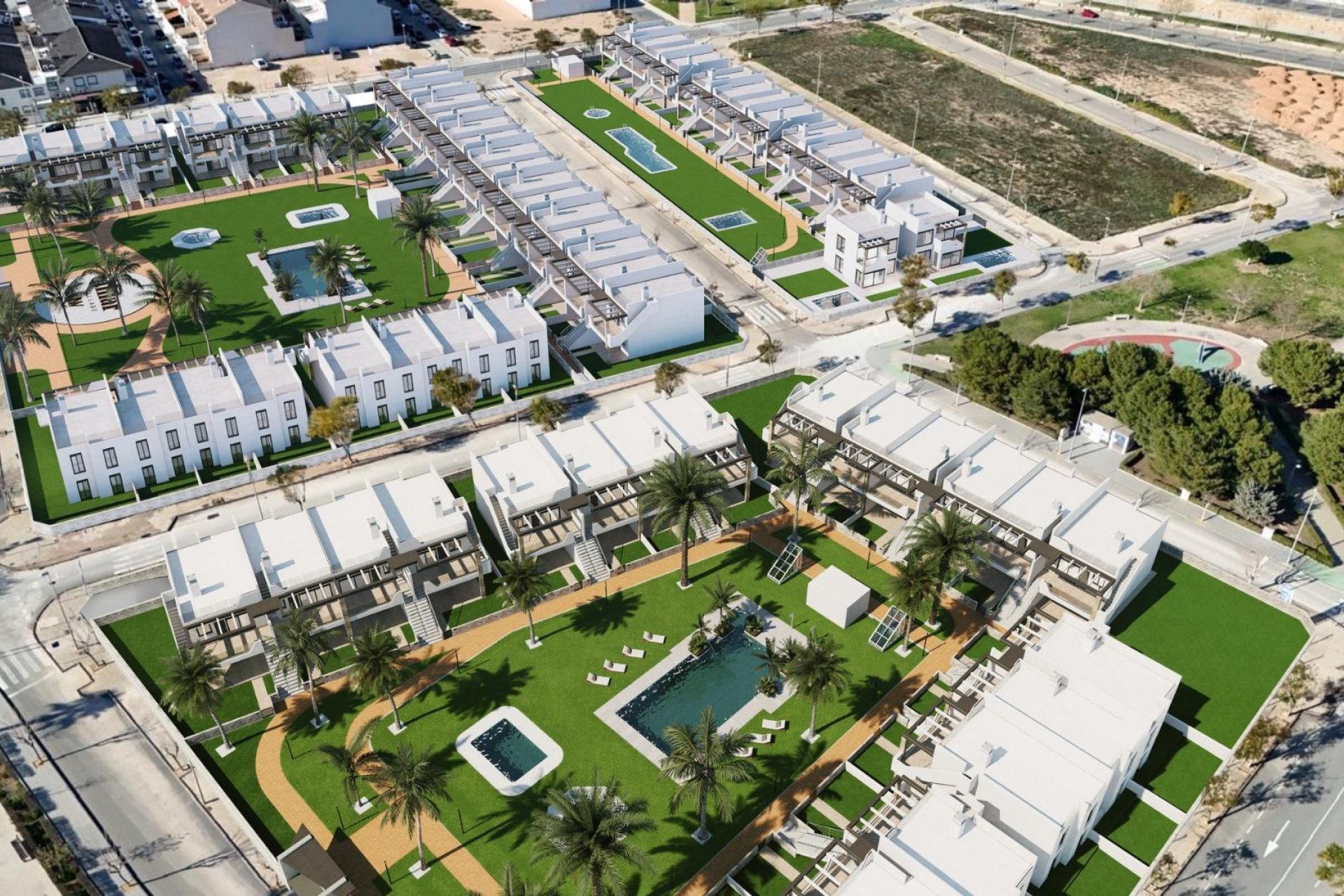 Rynek pierwotny - Bungalowy -
Pilar de la Horadada - pueblo