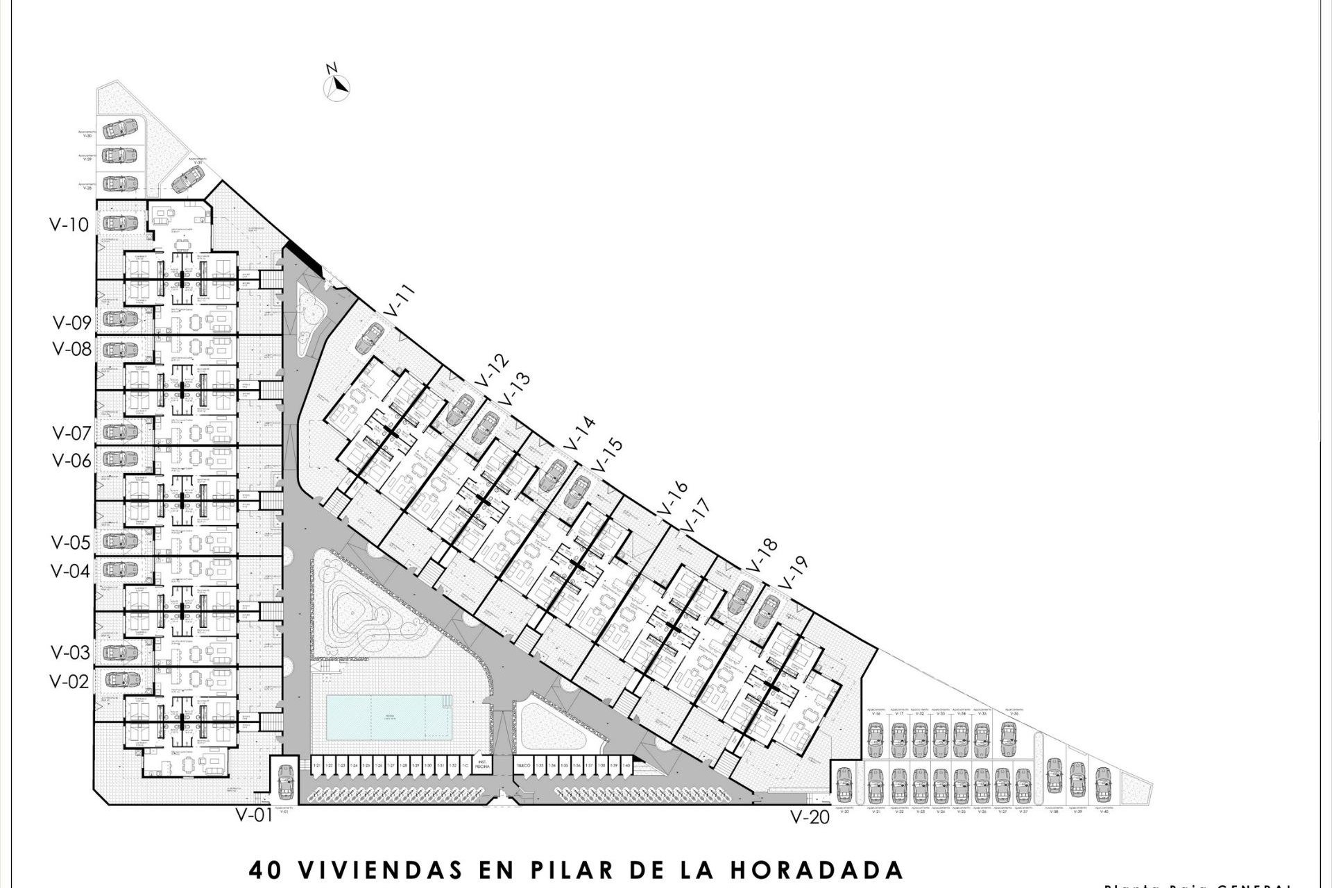 Rynek pierwotny - Bungalowy -
Pilar de la Horadada - pueblo