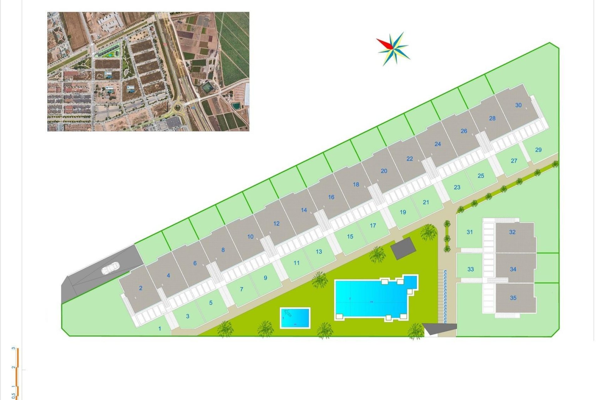 Rynek pierwotny - Bungalowy -
Pilar de la Horadada - pueblo