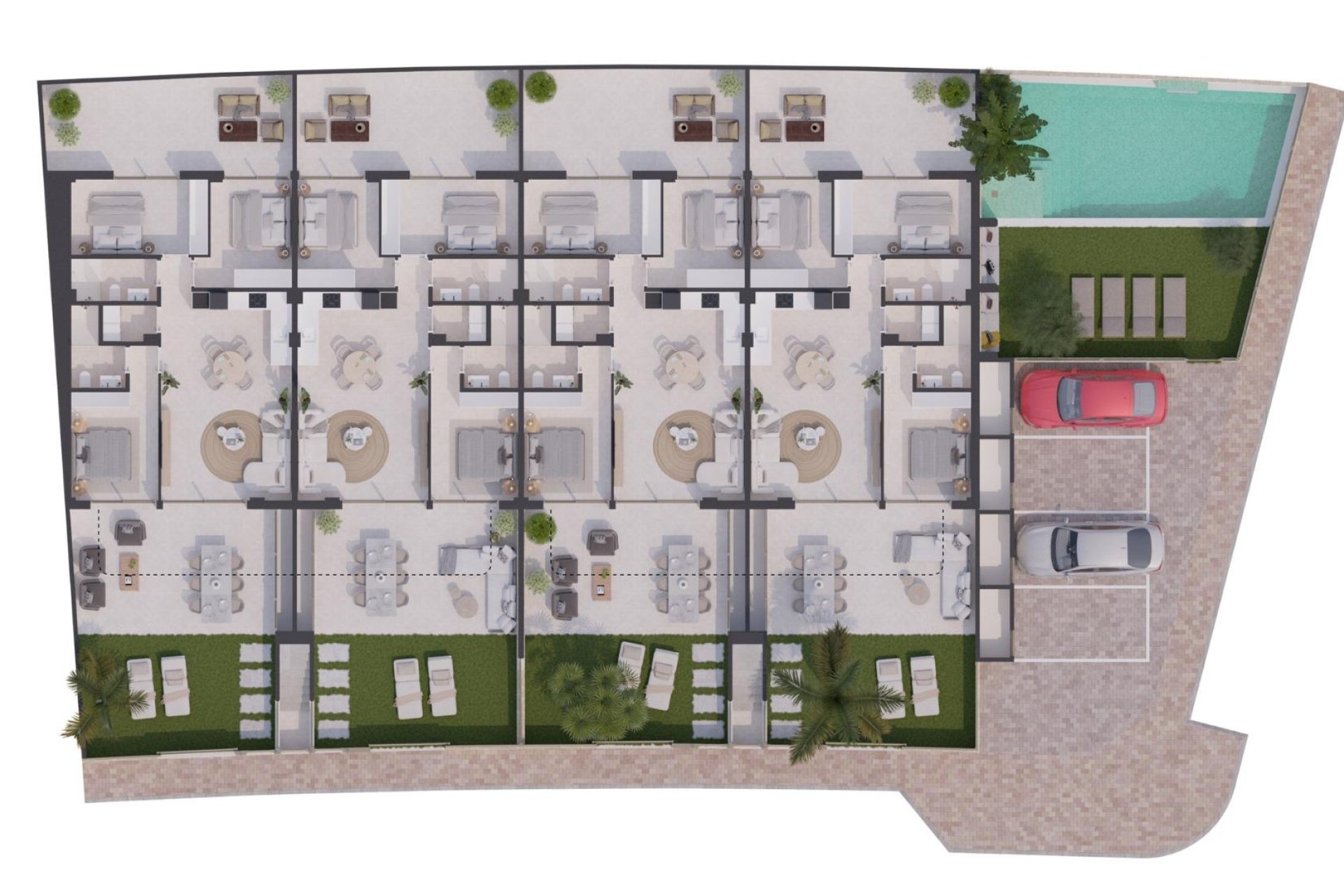 Rynek pierwotny - Bungalowy -
San Pedro del Pinatar - Los Cuarteros