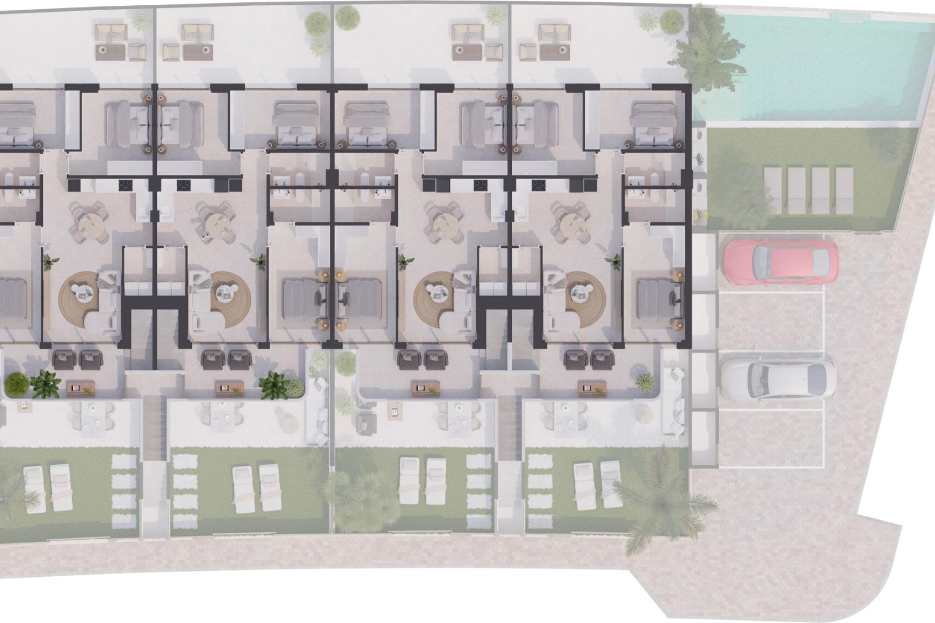 Rynek pierwotny - Bungalowy -
San Pedro del Pinatar - Los Cuarteros