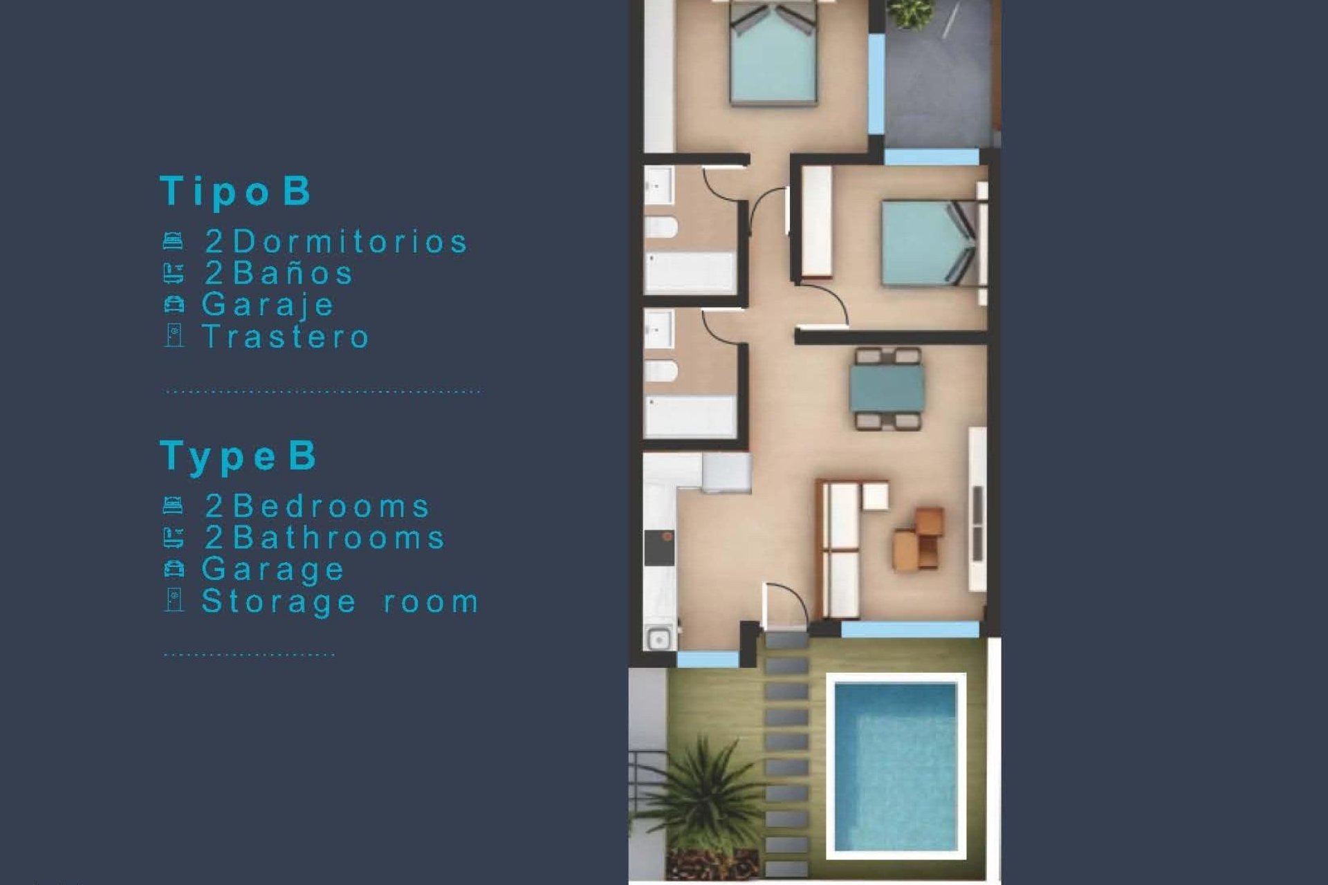 Rynek pierwotny - Bungalowy -
San Pedro del Pinatar - Los Pinos