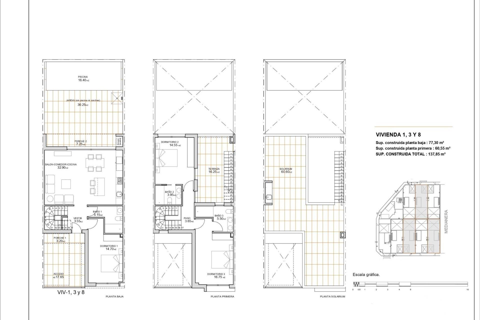 Rynek pierwotny - Dom Szeregowy -
San Javier - pueblo