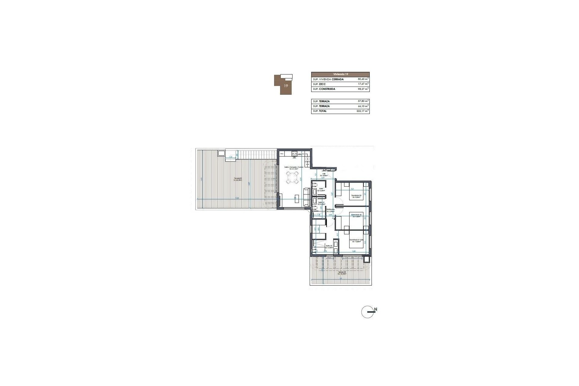 Rynek pierwotny - Penthouse -
Guardamar del Segura - Camino del Puerto