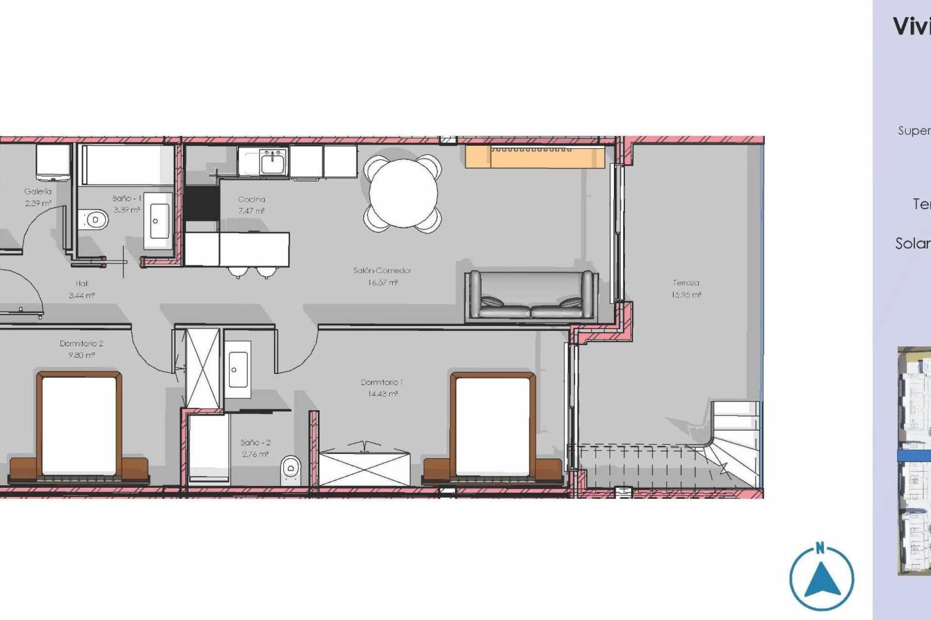 Rynek pierwotny - Penthouse -
Guardamar del Segura - El Raso