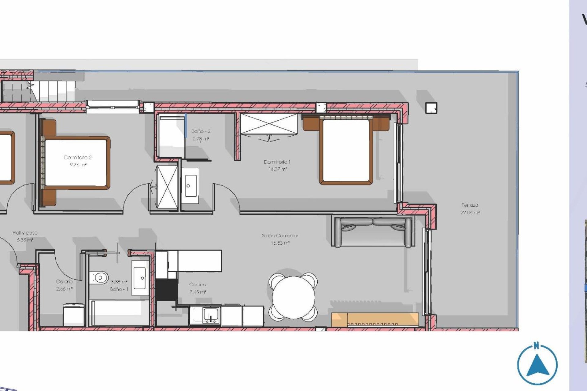 Rynek pierwotny - Penthouse -
Guardamar del Segura - El Raso