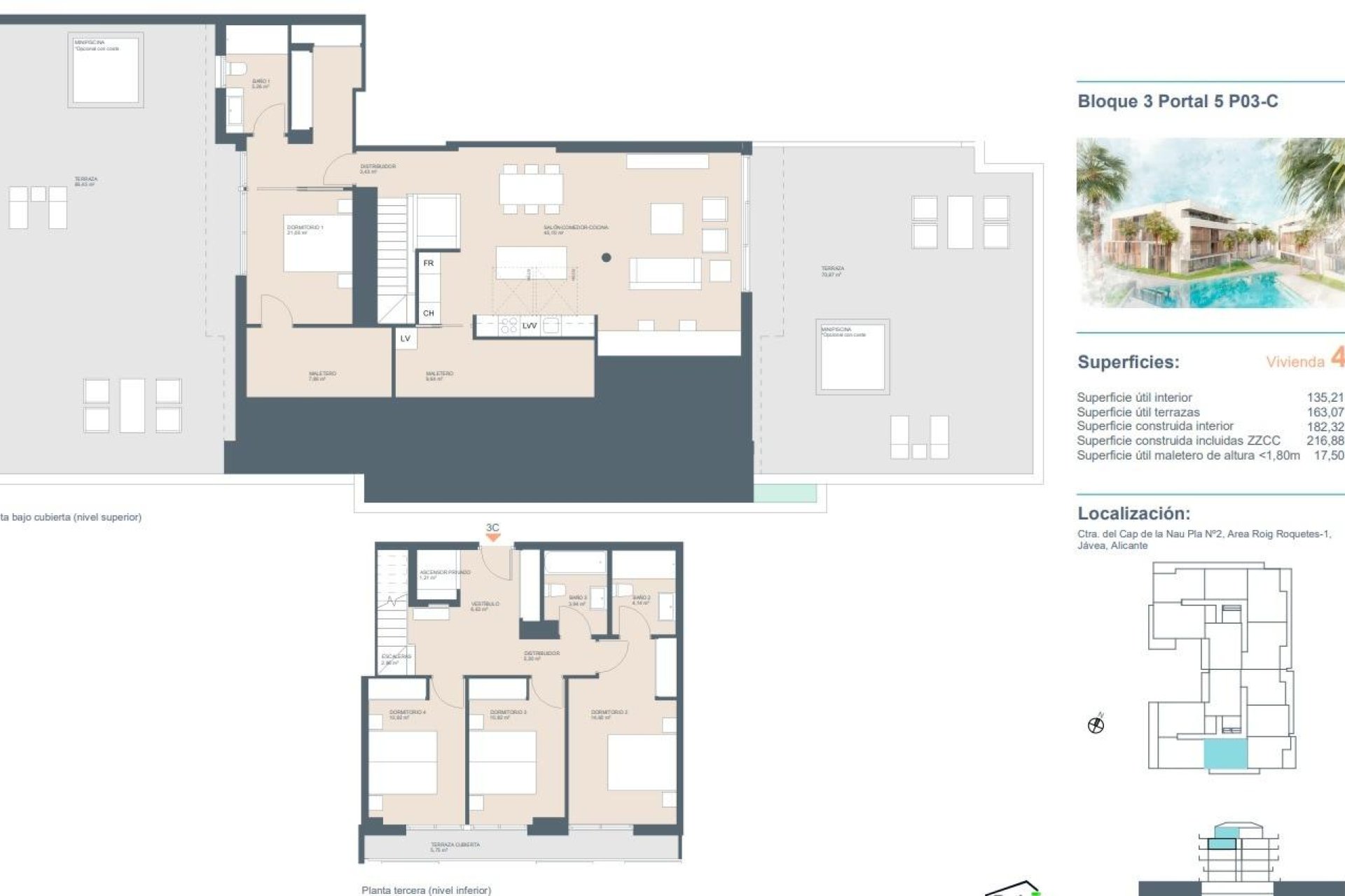 Rynek pierwotny - Penthouse -
Jávea Xàbia - centro