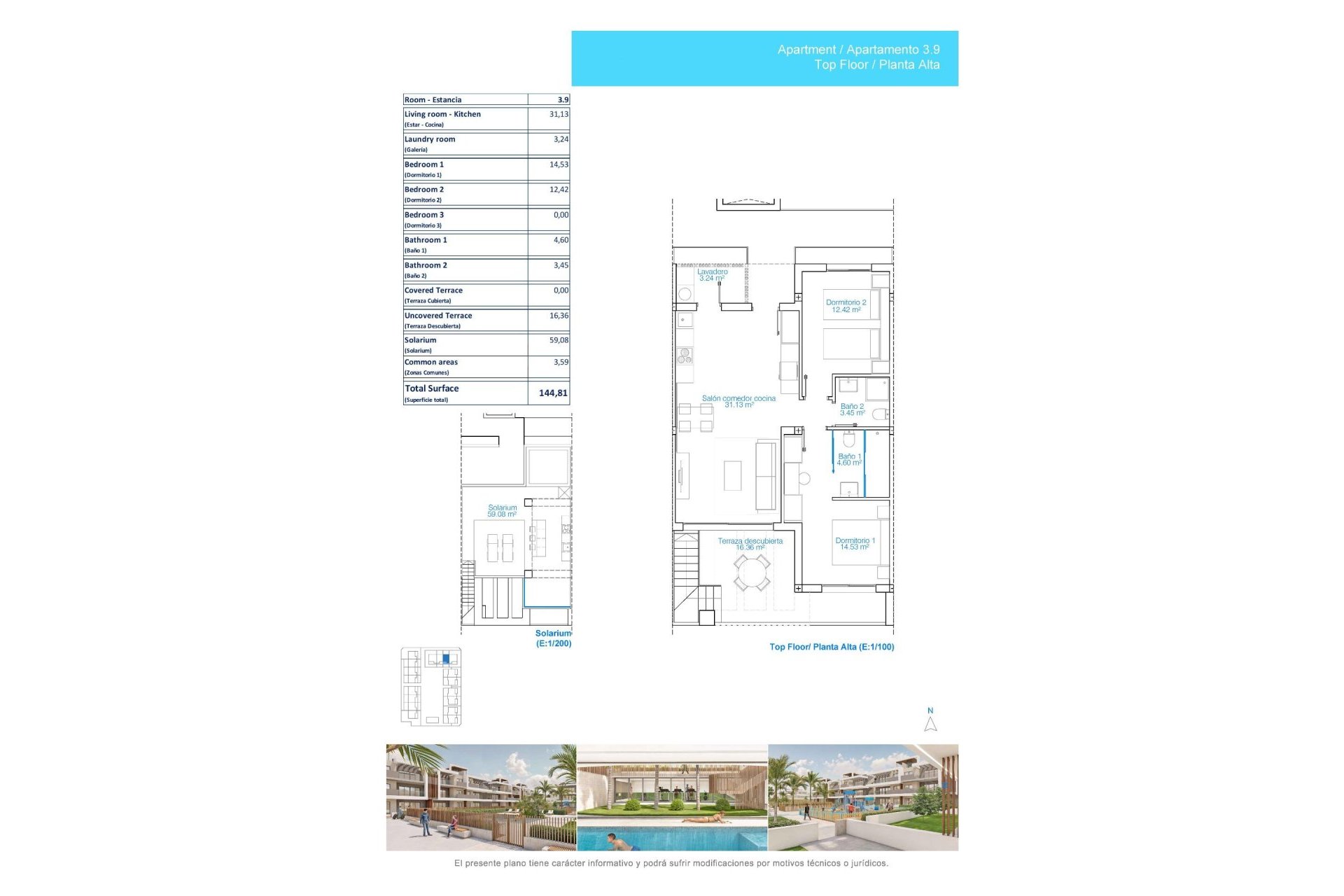 Rynek pierwotny - Penthouse -
Pilar de la Horadada - Playa de las Higuericas