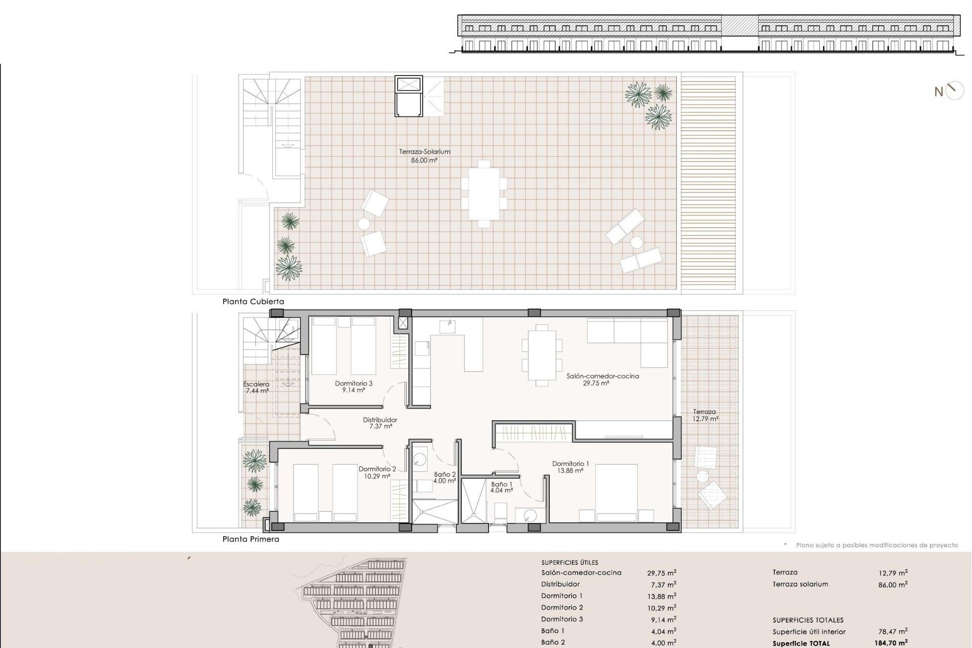 Rynek pierwotny - Penthouse -
Pulpi - Aguilón Golf