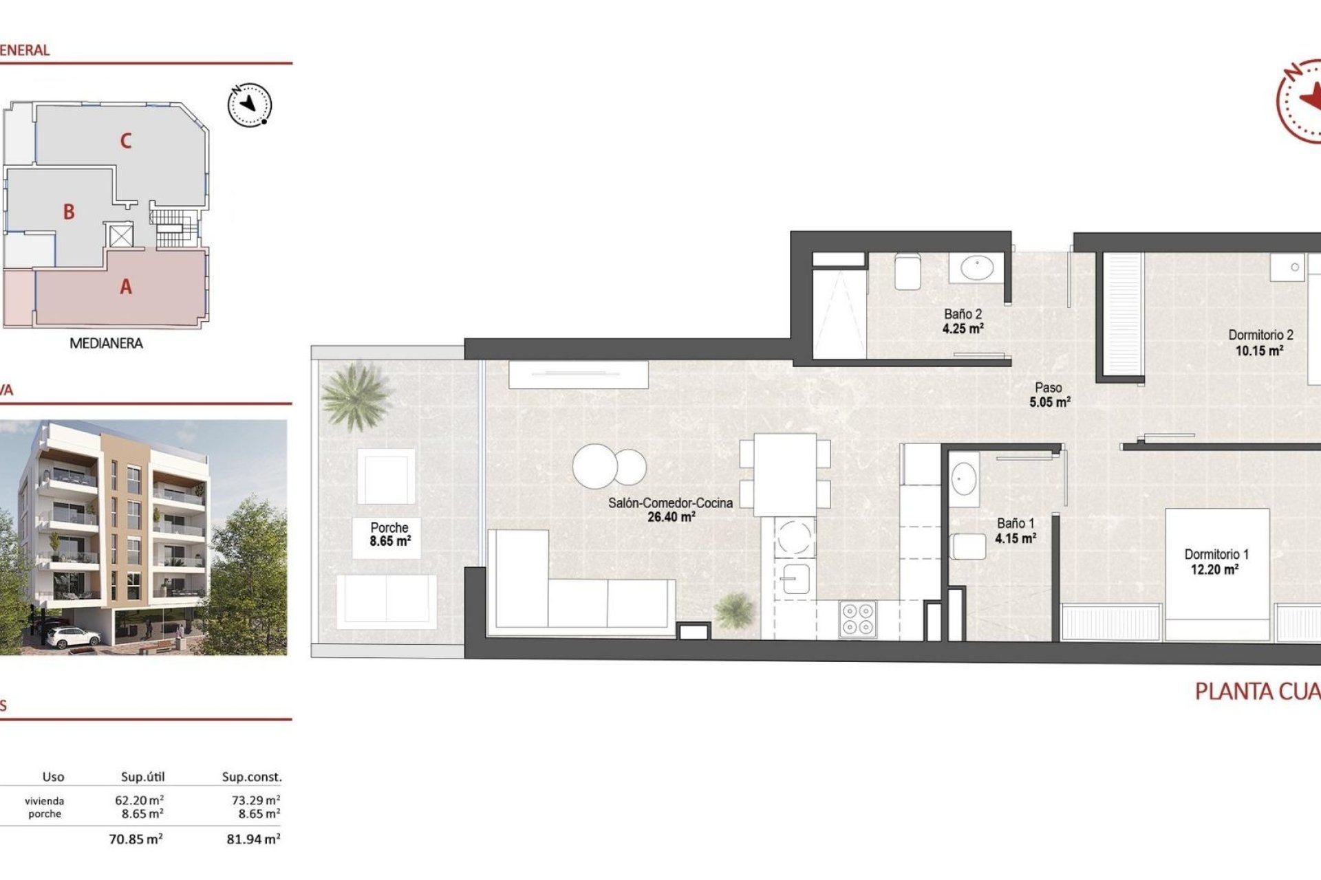 Rynek pierwotny - Penthouse -
San Pedro del Pinatar - Lo Pagan