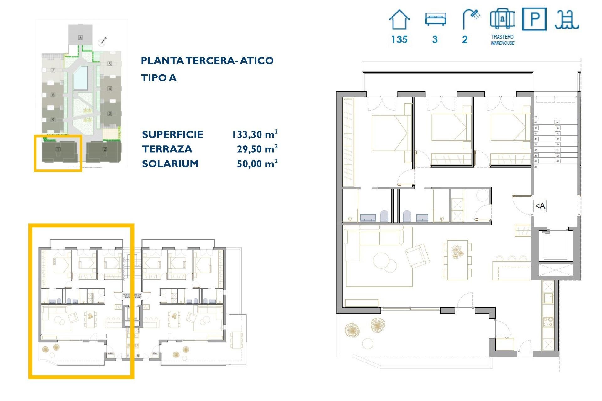 Rynek pierwotny - Penthouse -
San Pedro del Pinatar - Pueblo