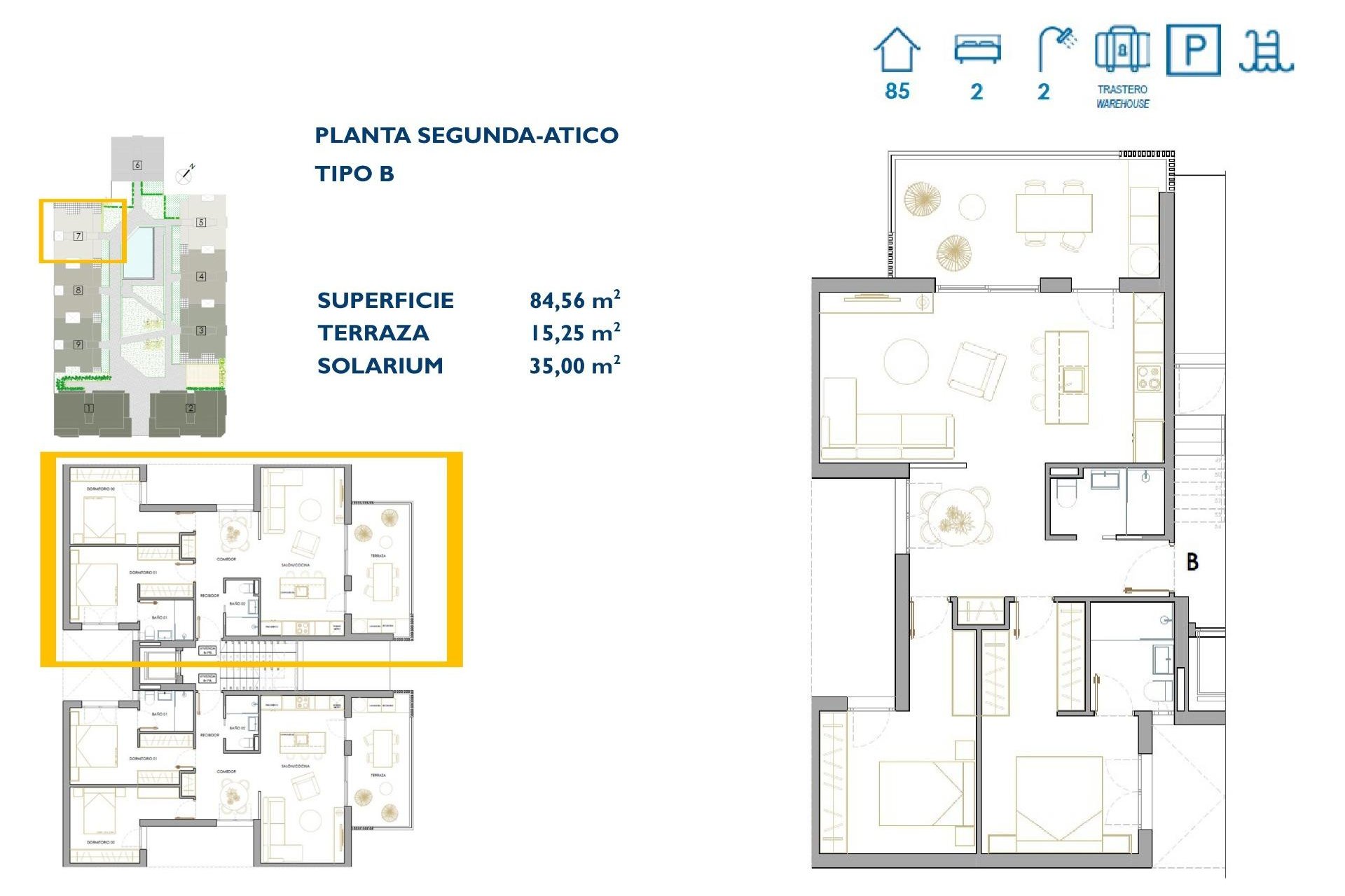 Rynek pierwotny - Penthouse -
San Pedro del Pinatar - Pueblo