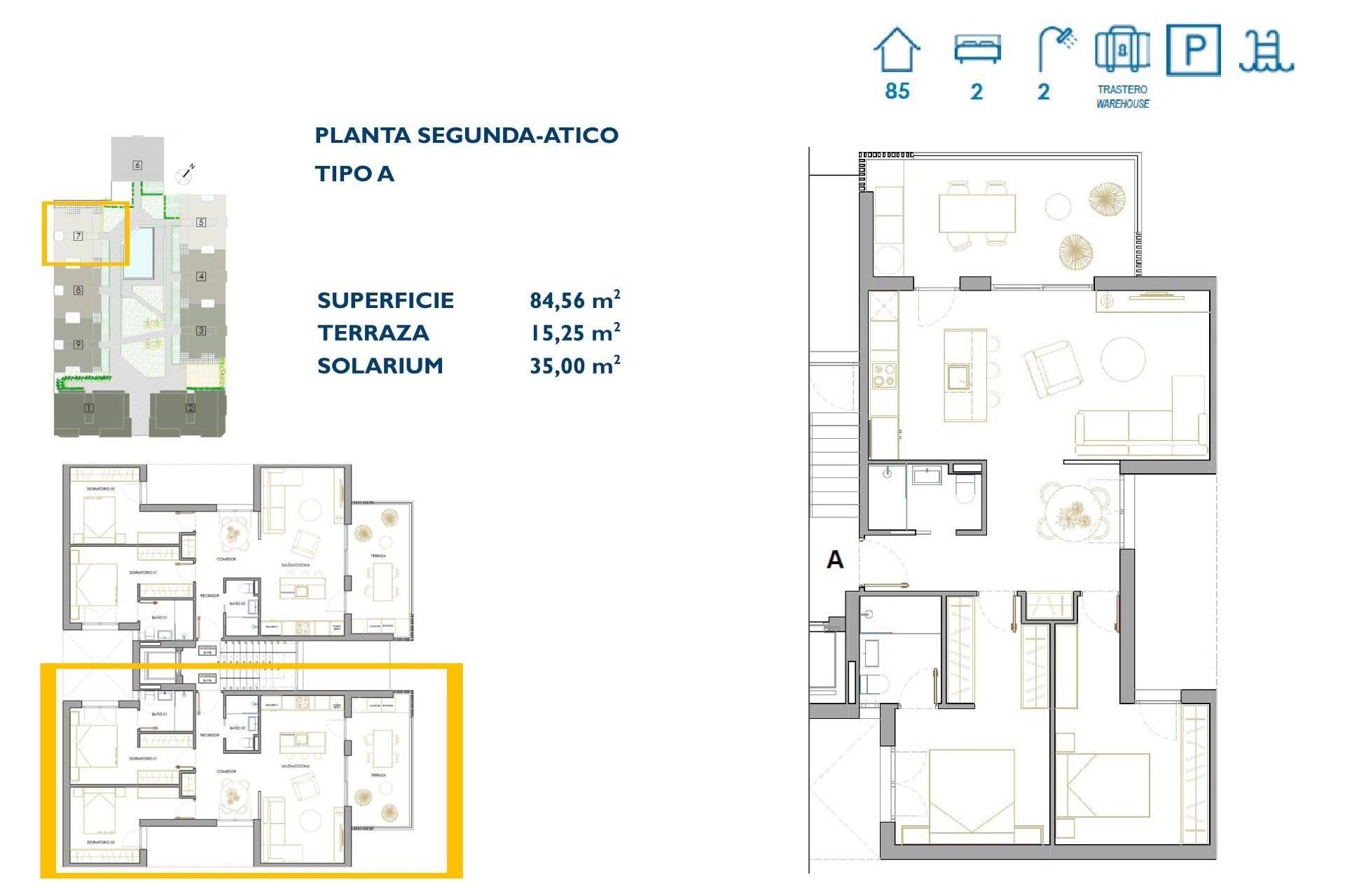 Rynek pierwotny - Penthouse -
San Pedro del Pinatar - Pueblo