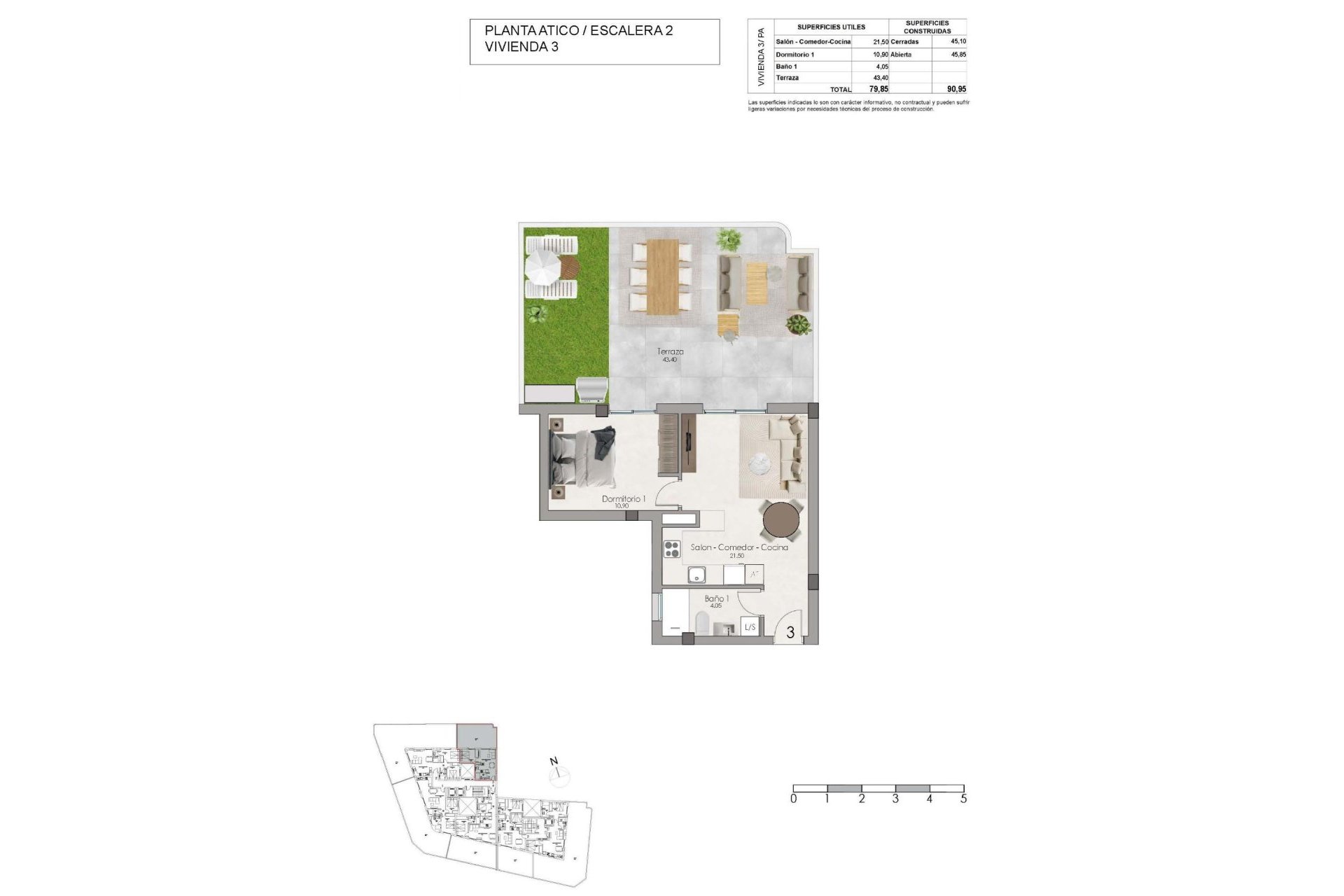 Rynek pierwotny - Penthouse -
Santa Pola - Estacion de autobuses