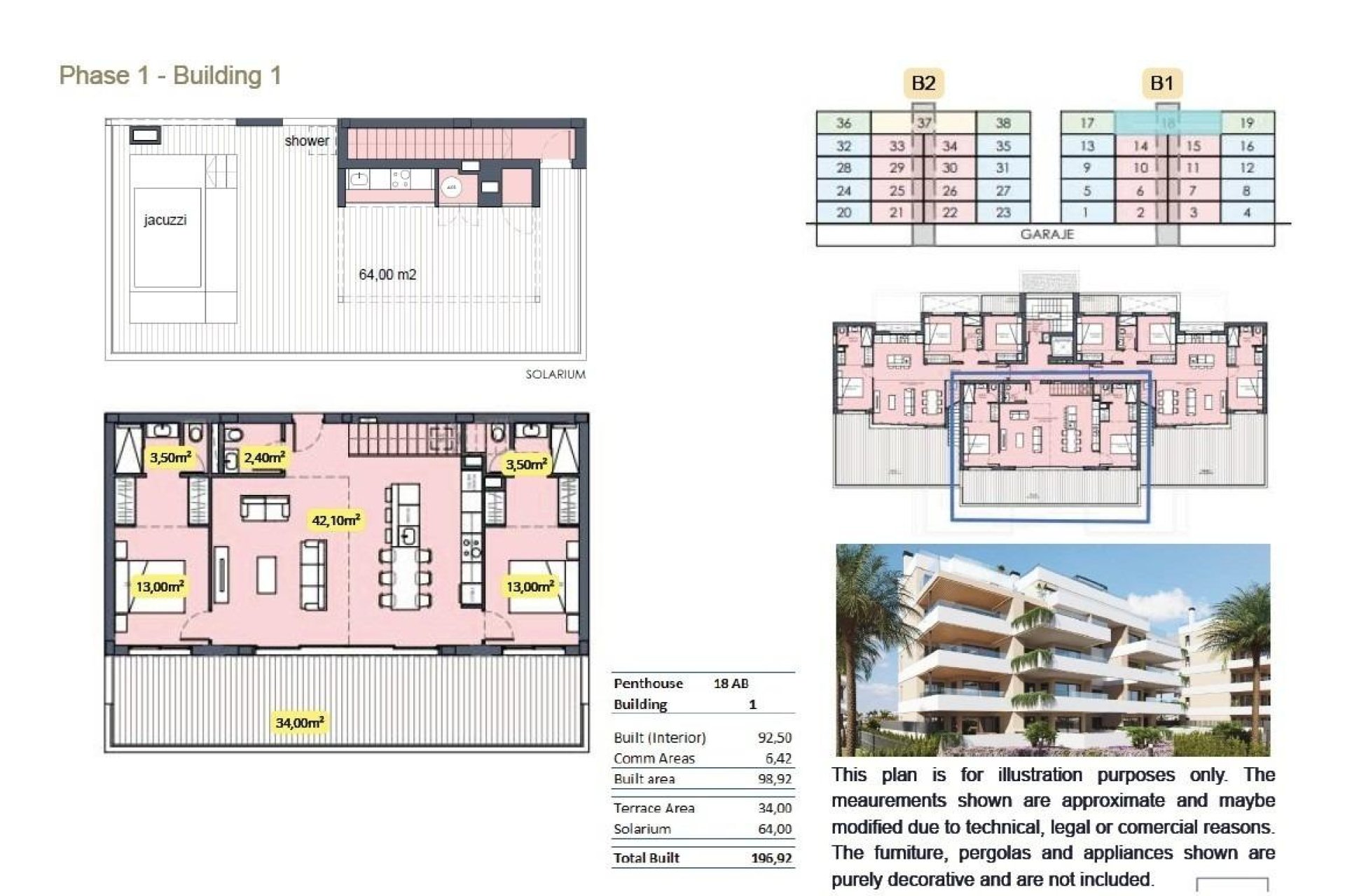 Rynek pierwotny - Penthouse -
Torre Pacheco - Santa Rosalia Lake And Life Resort