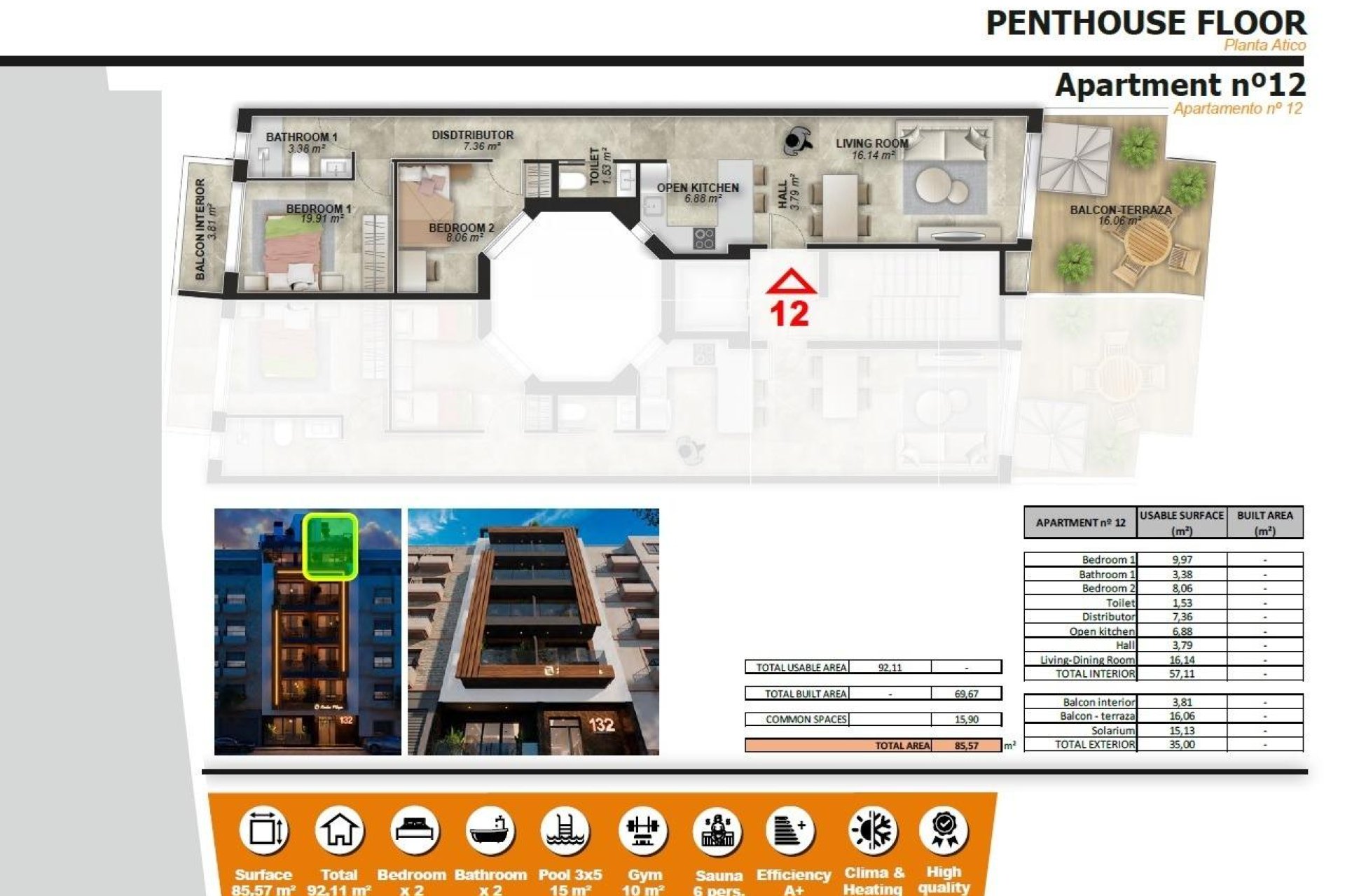 Rynek pierwotny - Penthouse -
Torrevieja - Playa del Cura