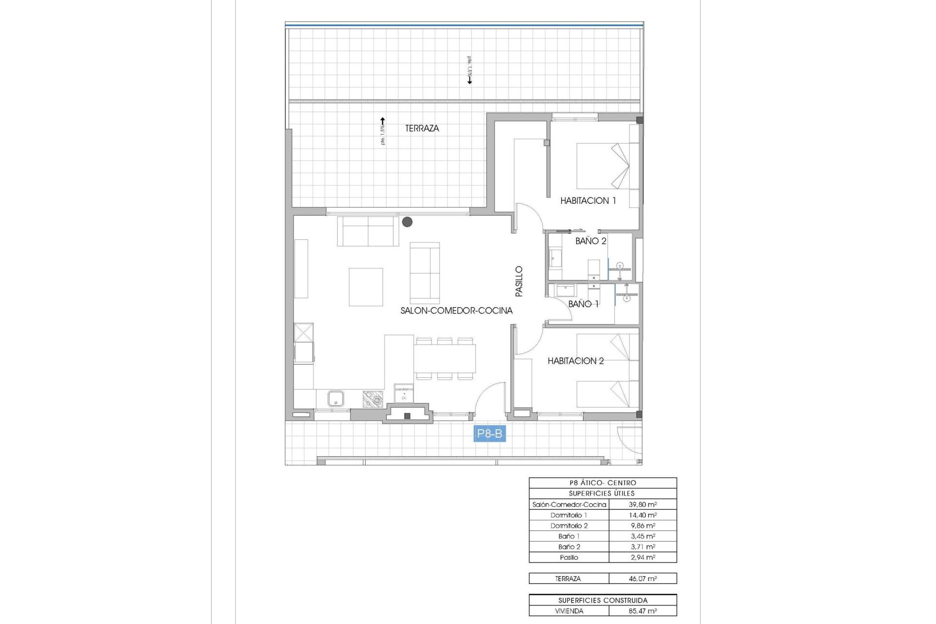 Rynek pierwotny - Penthouse -
Villajoyosa - Cala de Finestrat