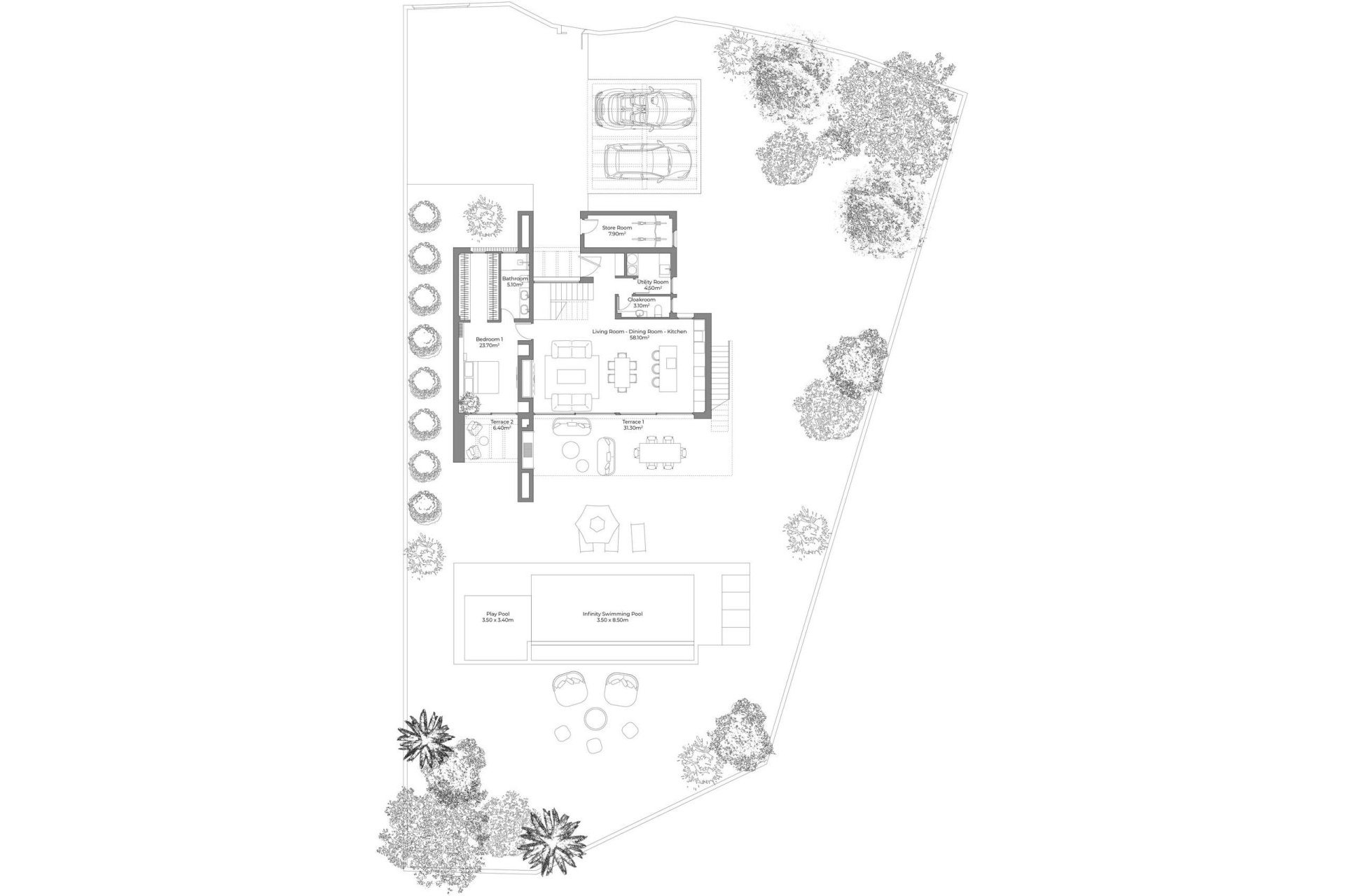 Rynek pierwotny - Willa -
Cuevas Del Almanzora - Desert Springs Golf Club