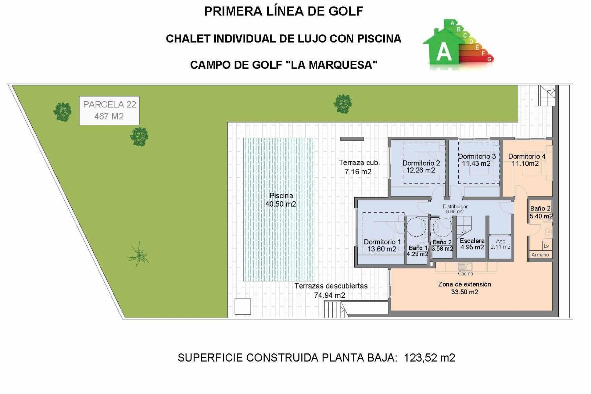 Rynek pierwotny - Willa -
Rojales - Golf La Marquesa (Ciudad Quesada)