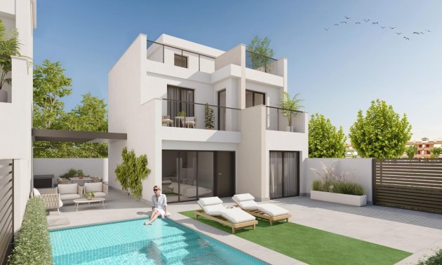 Villa - Obra nueva - Los Alcázares -
                Playa la Atascadera