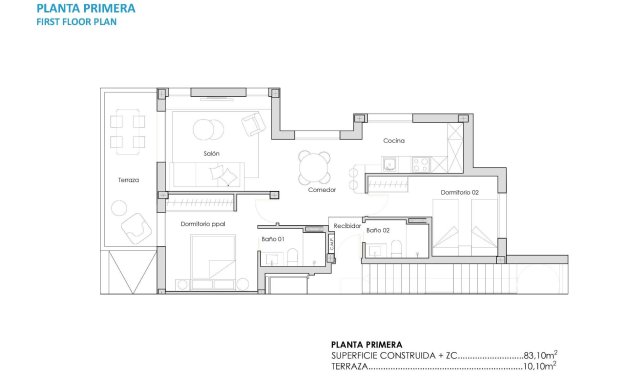 New Build - Apartment / flat -
Torre Pacheco - Santa Rosalia Lake And Life Resort