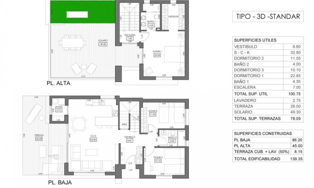 Obra nueva - Villa -
Orihuela Costa - La Ciñuelica