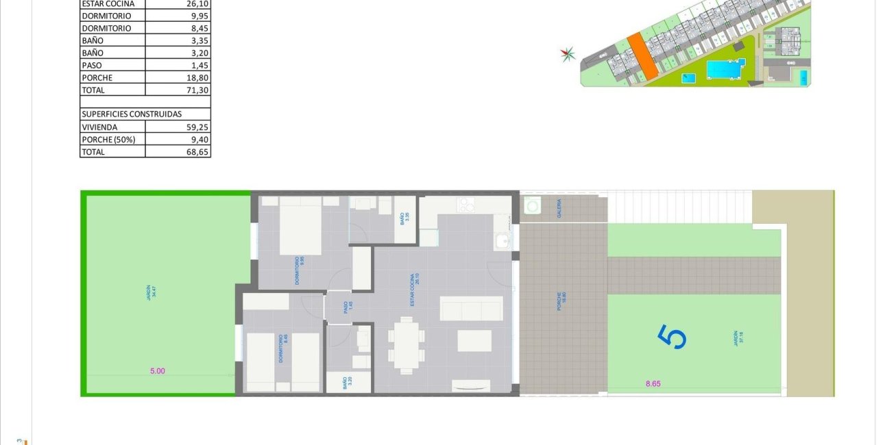 New Build - Bungalow -
Pilar de la Horadada - pueblo